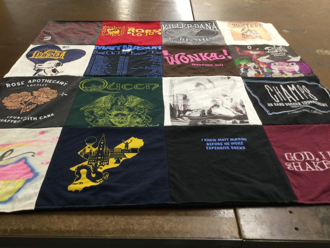 T-shirt quilt featuring champs hb band soccer tournament by Lisa L from CA