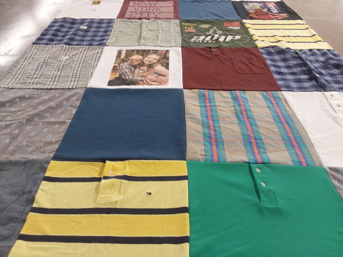 T-shirt quilt by Mindy from MN