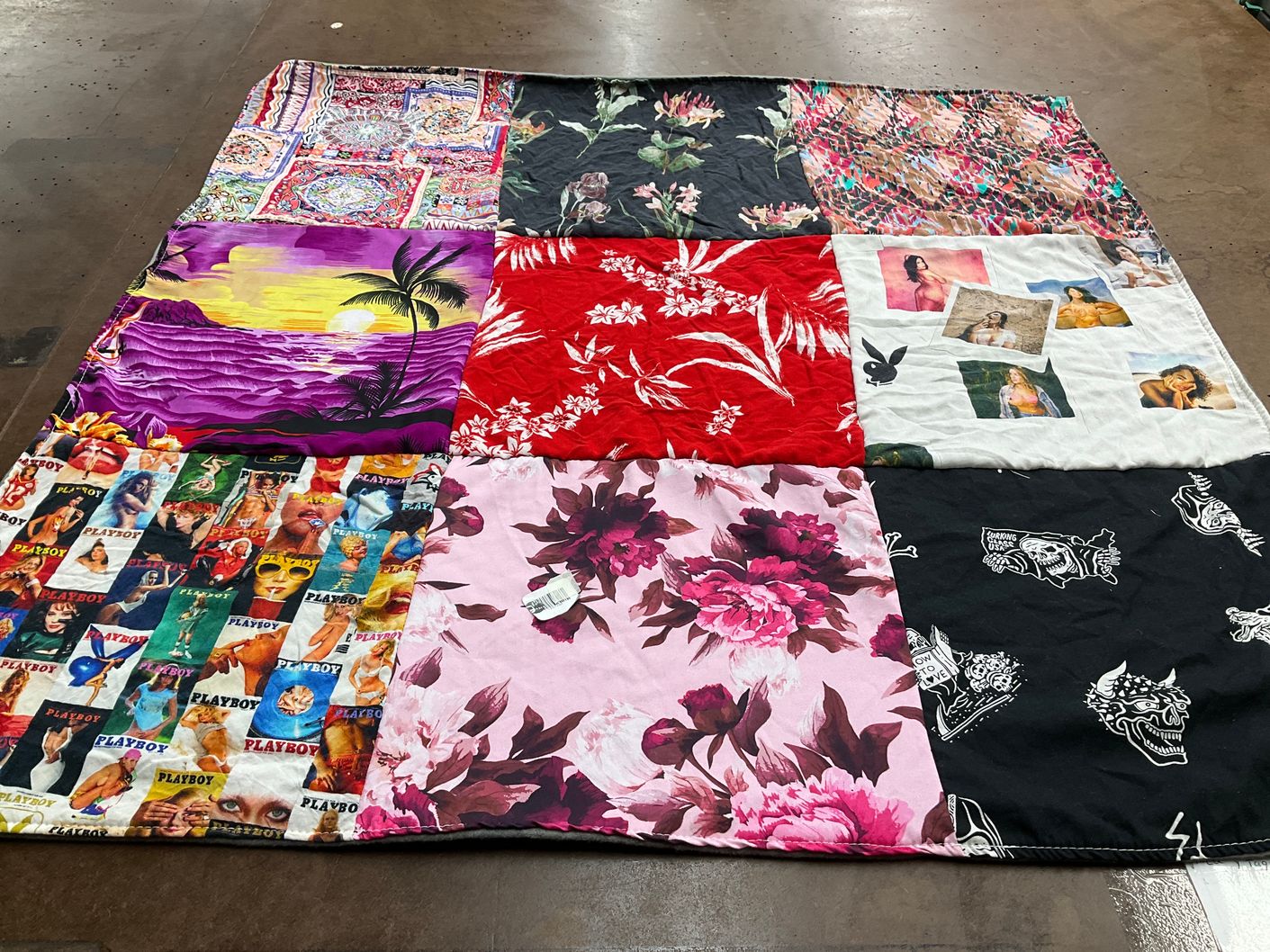 T-shirt quilt with photography, art themes by Katie  from NV