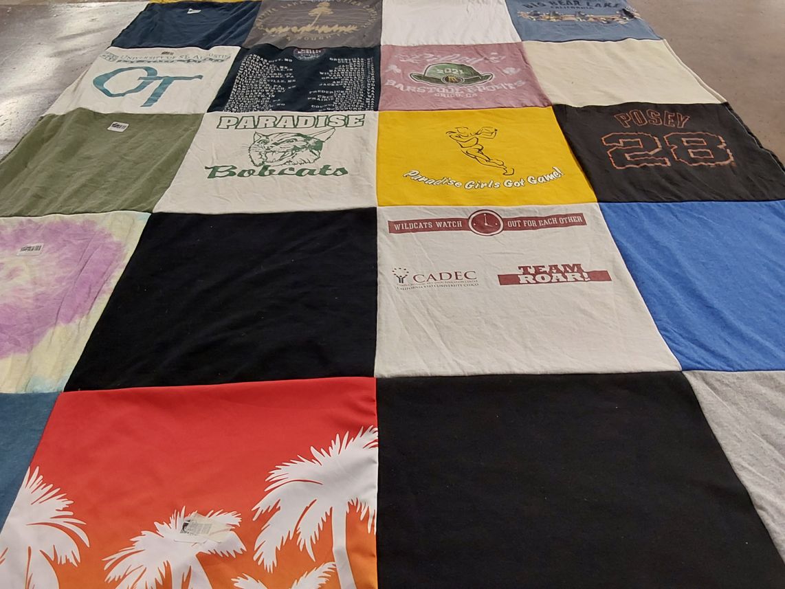 T-shirt quilt from southern oregon university by Sarah from CA