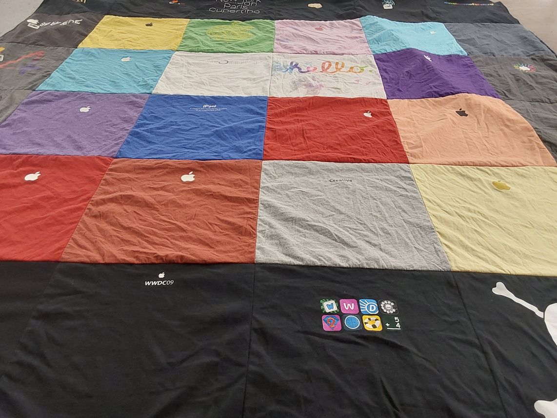 T-shirt quilt by Beatriz from NC
