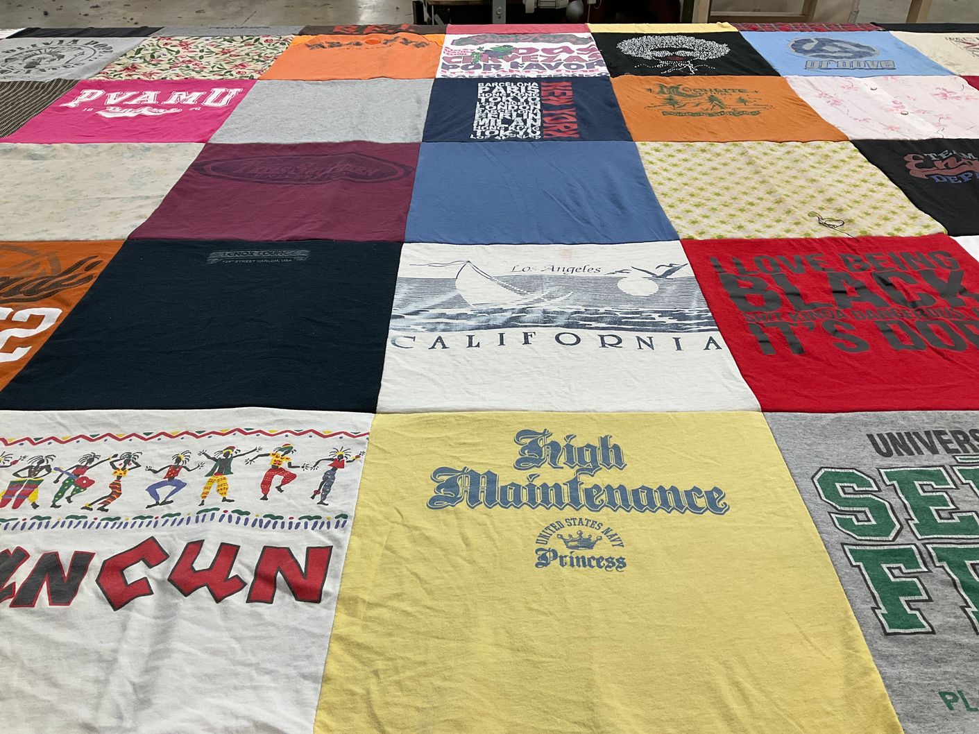 T-shirt quilt from prairie view a&m university by Dawn from TX