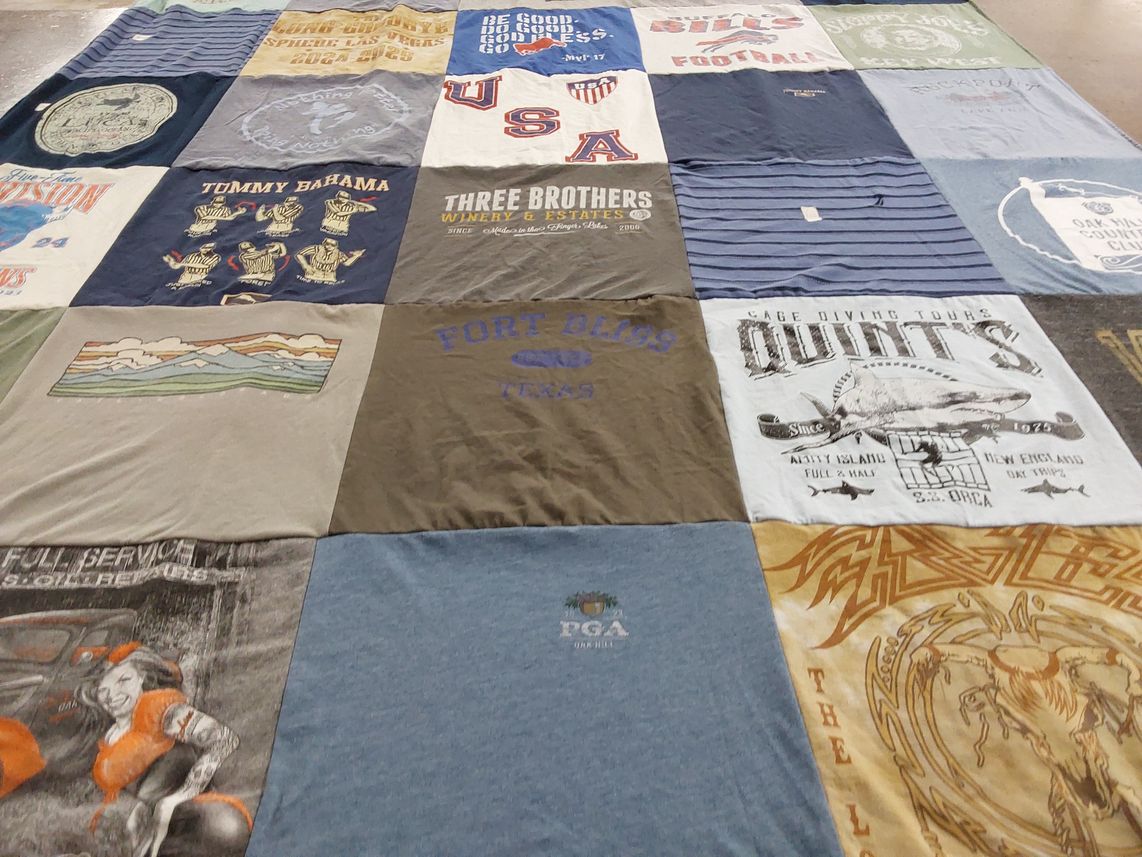 T-shirt quilt featuring buffalo bills by John from NY