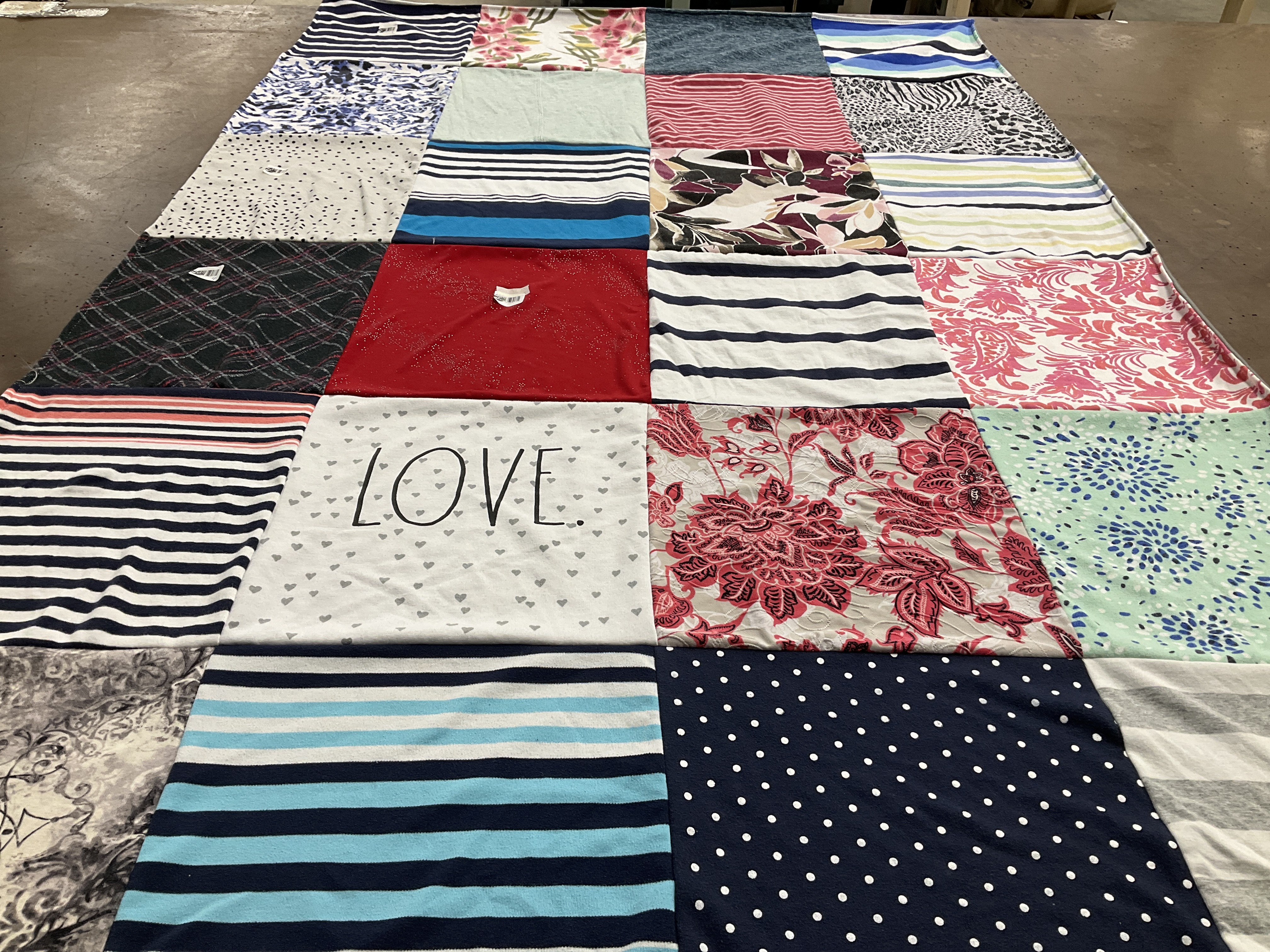 T-shirt quilt by Amy from RI