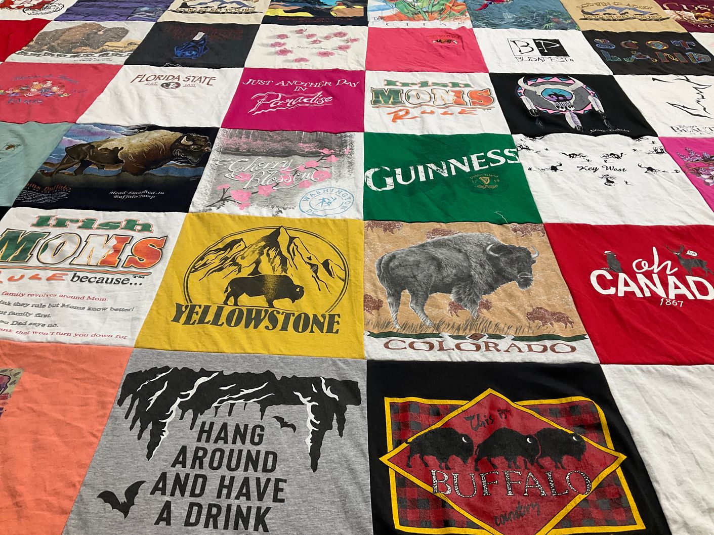 T-shirt quilt from florida state university by sandy from FL