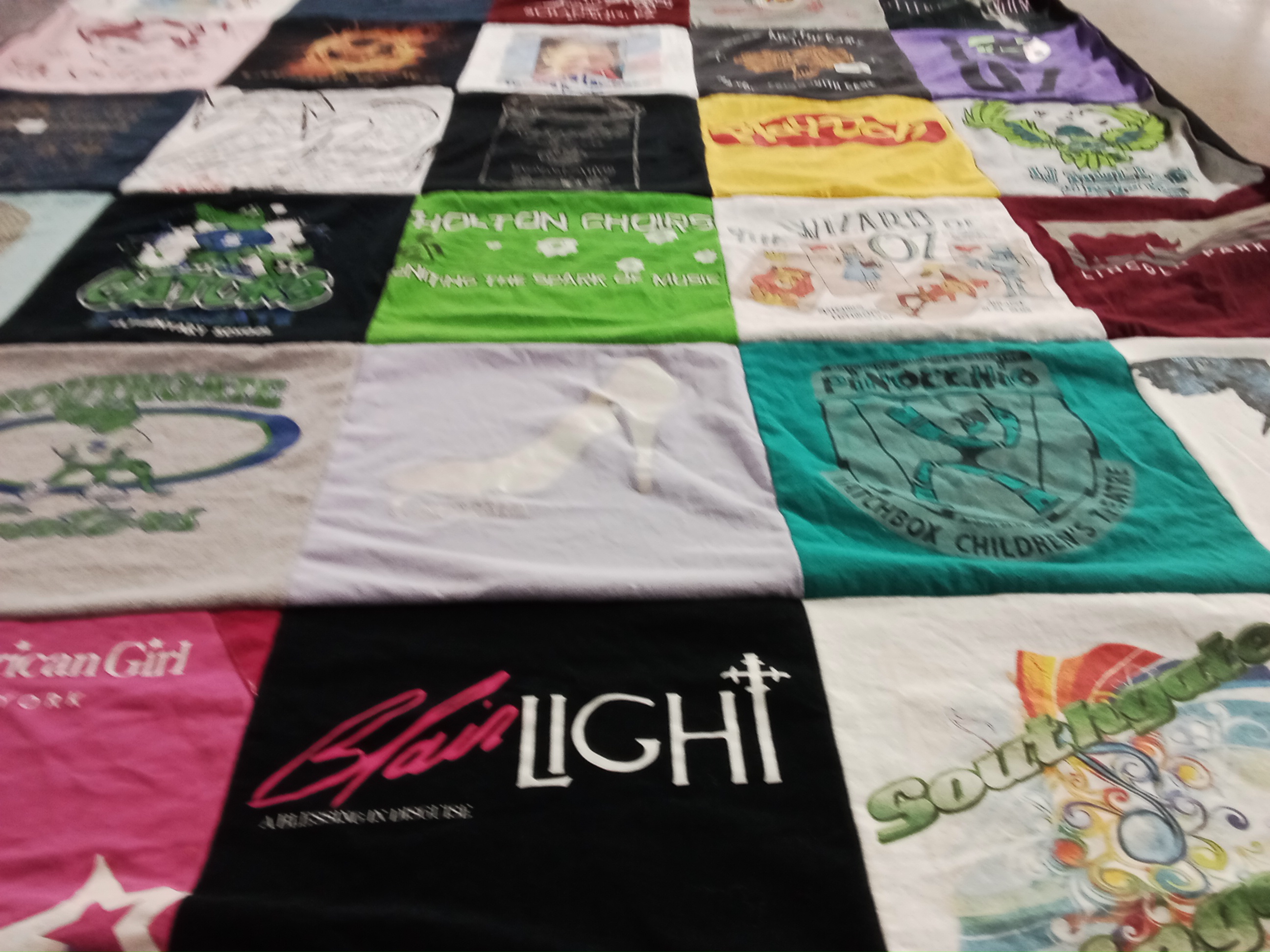 T-shirt quilt from holton high school by Jennifer from MN
