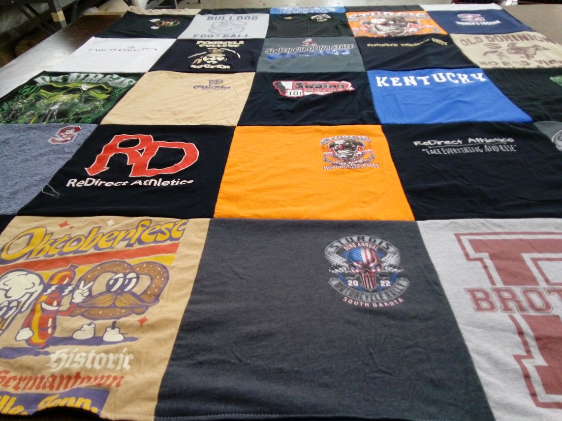 T-shirt quilt from university of kentucky by Tori from NV