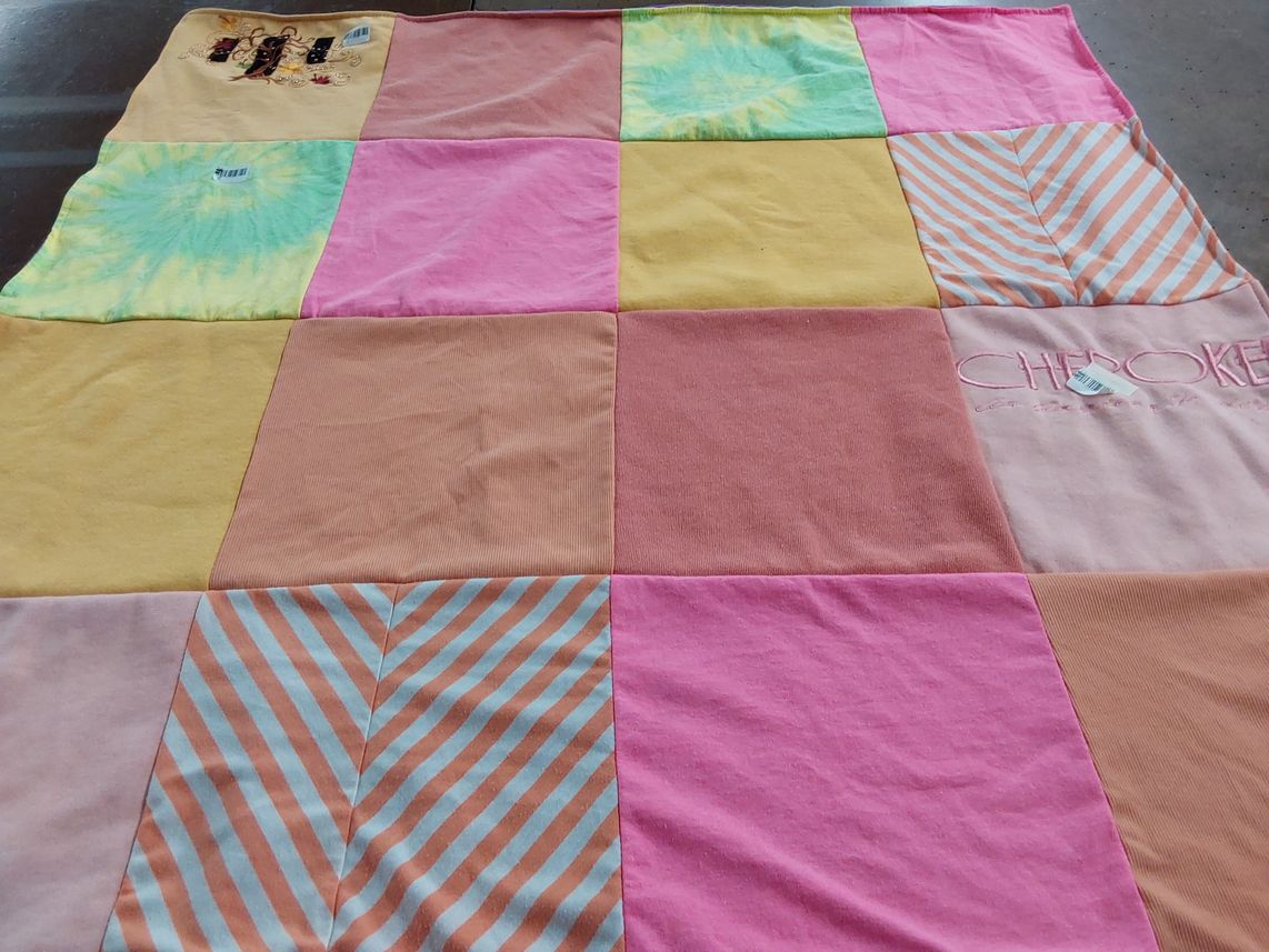 T-shirt quilt by Julie from OH
