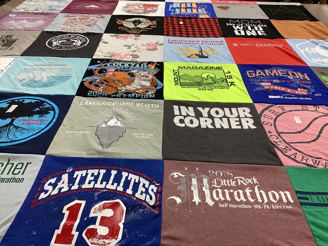 T-shirt quilt featuring lakewood youth by Katherine from AR