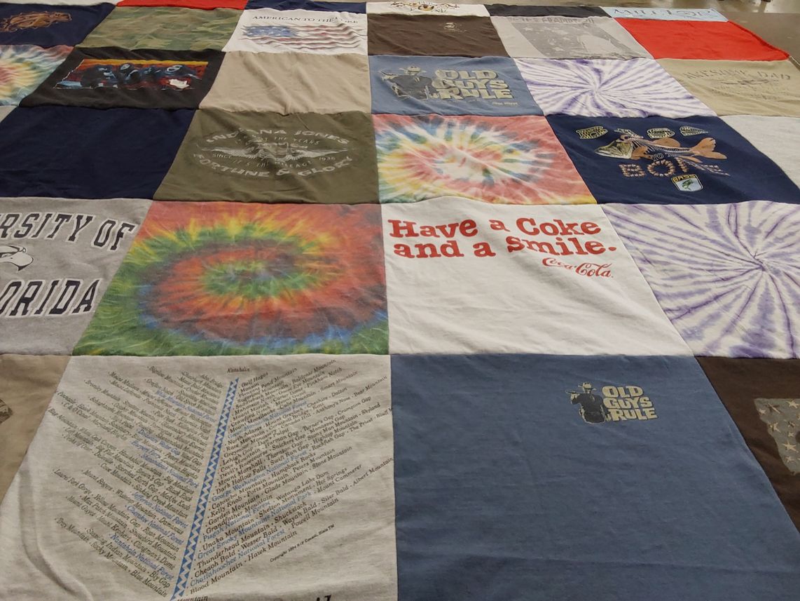 T-shirt quilt from university of florida by JENNIFER from FL