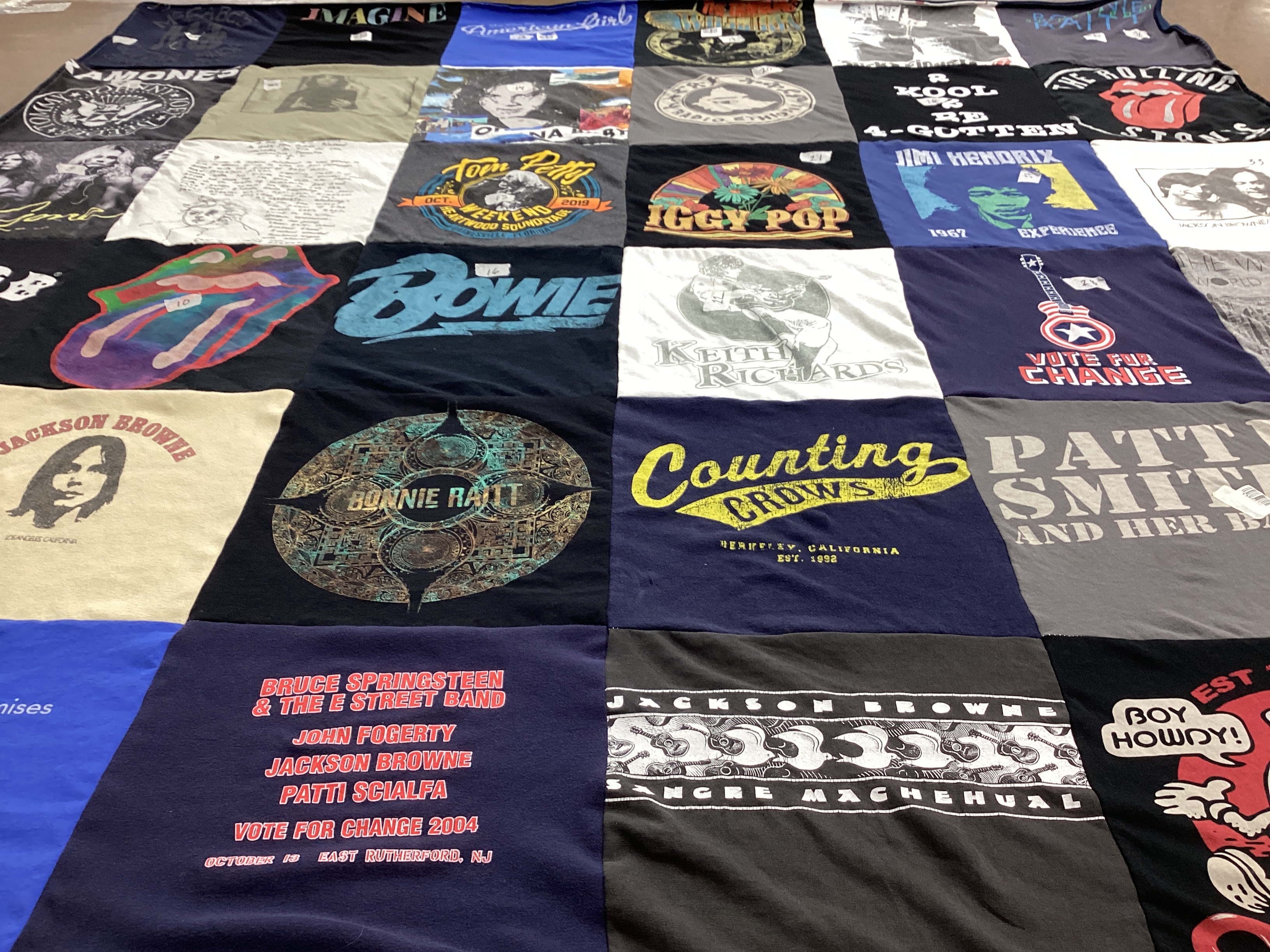 T-shirt quilt featuring n/a by Katy from CA