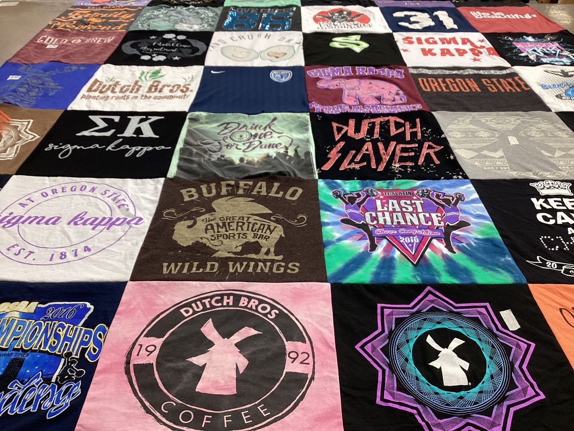 T-shirt quilt from oregon state university by Robin from OR