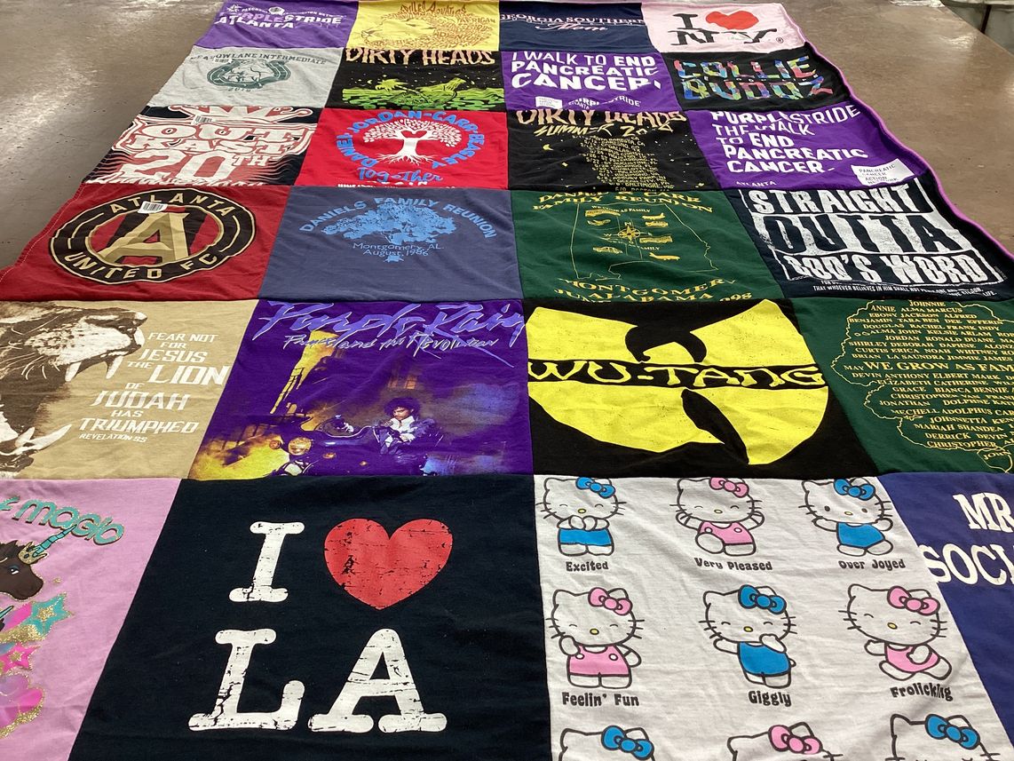 T-shirt quilt featuring atlanta united fc by Elizabeth from FL