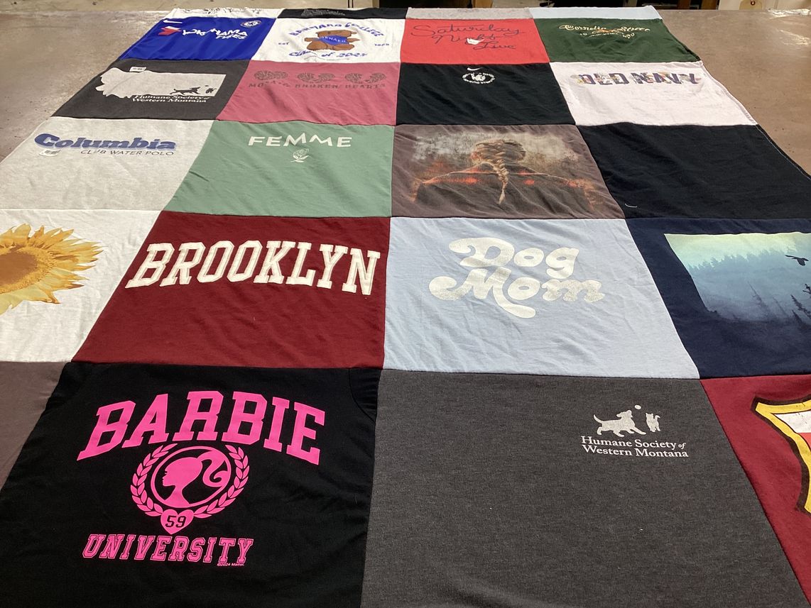 T-shirt quilt featuring columbia club water polo by Stella from NY