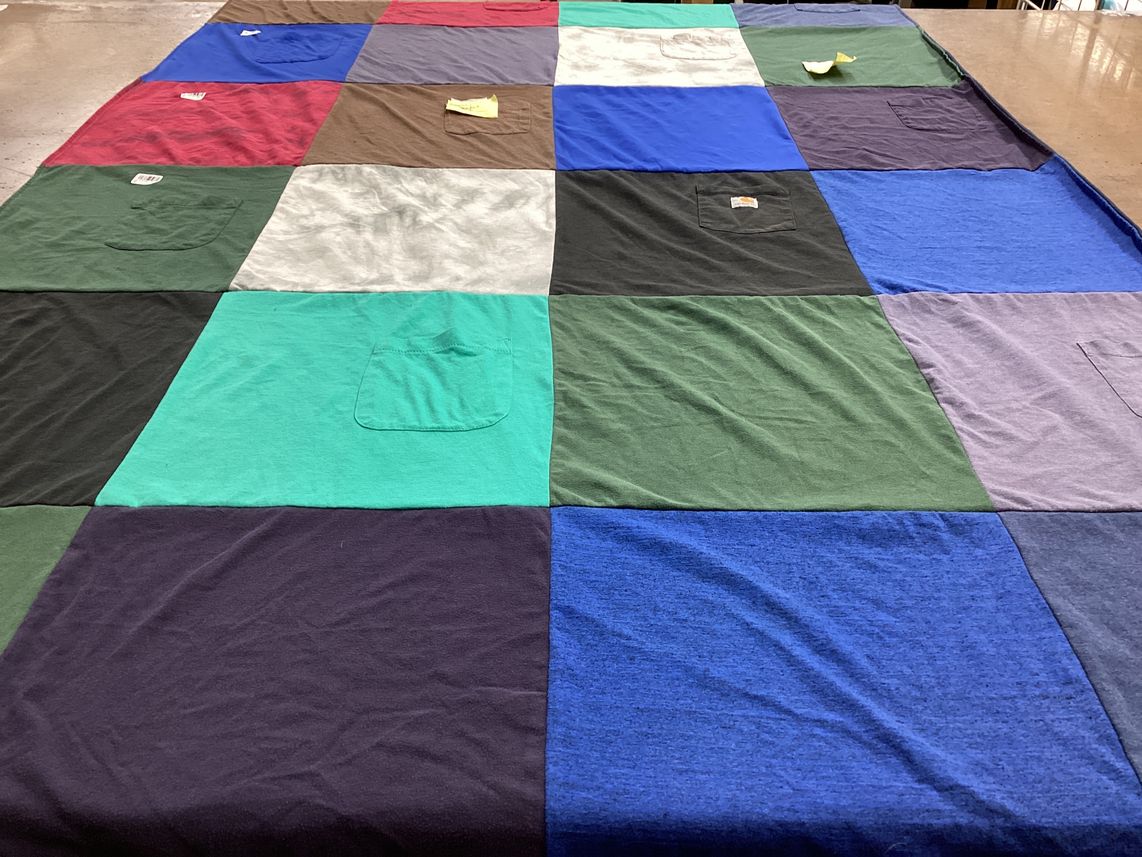 T-shirt quilt by Mary from IN