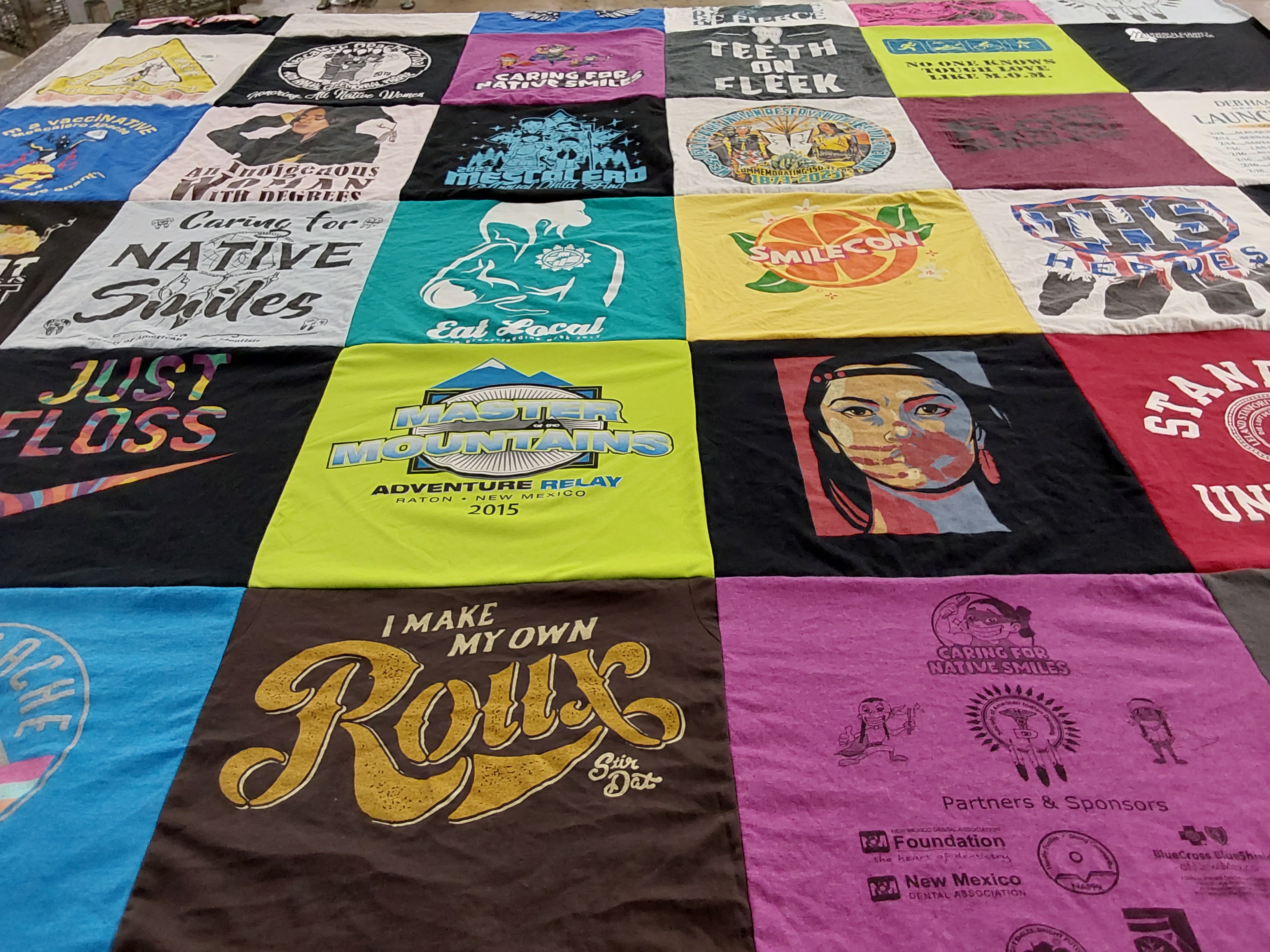 T-shirt quilt from new mexico university by FELICIA from NM