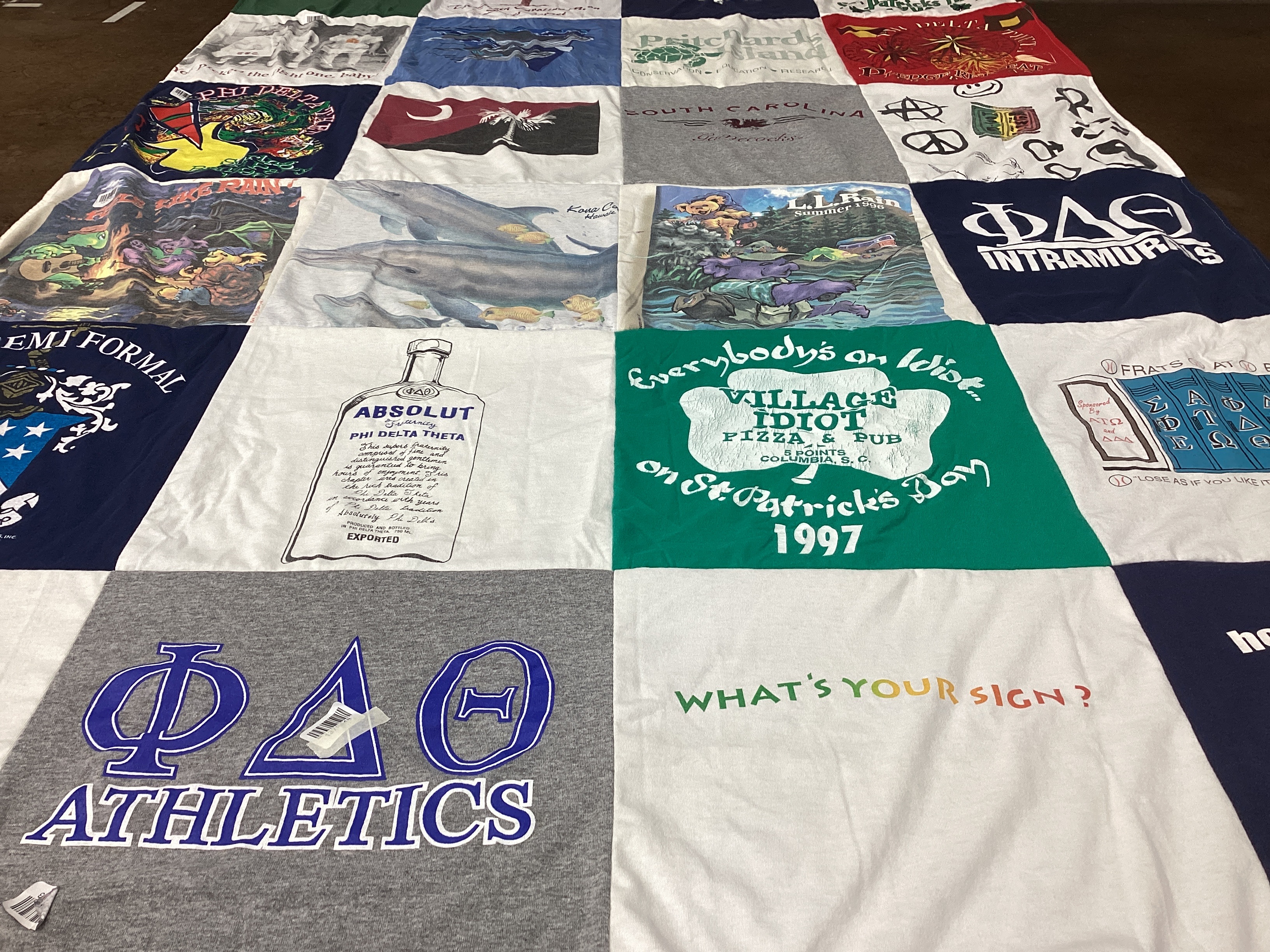T-shirt quilt from south carolina university by Peter from NC