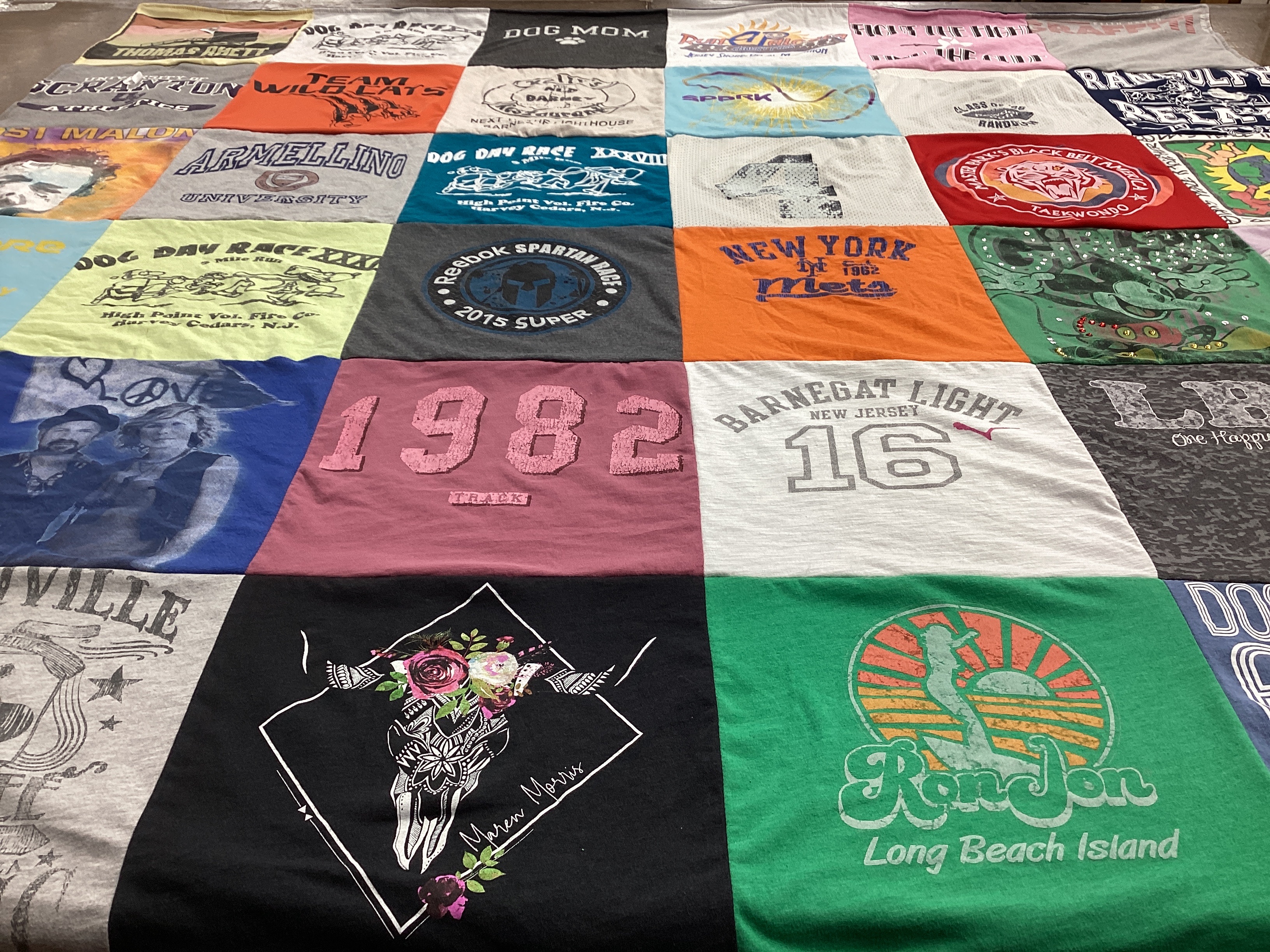 T-shirt quilt featuring new york mets by Suzanne from NJ