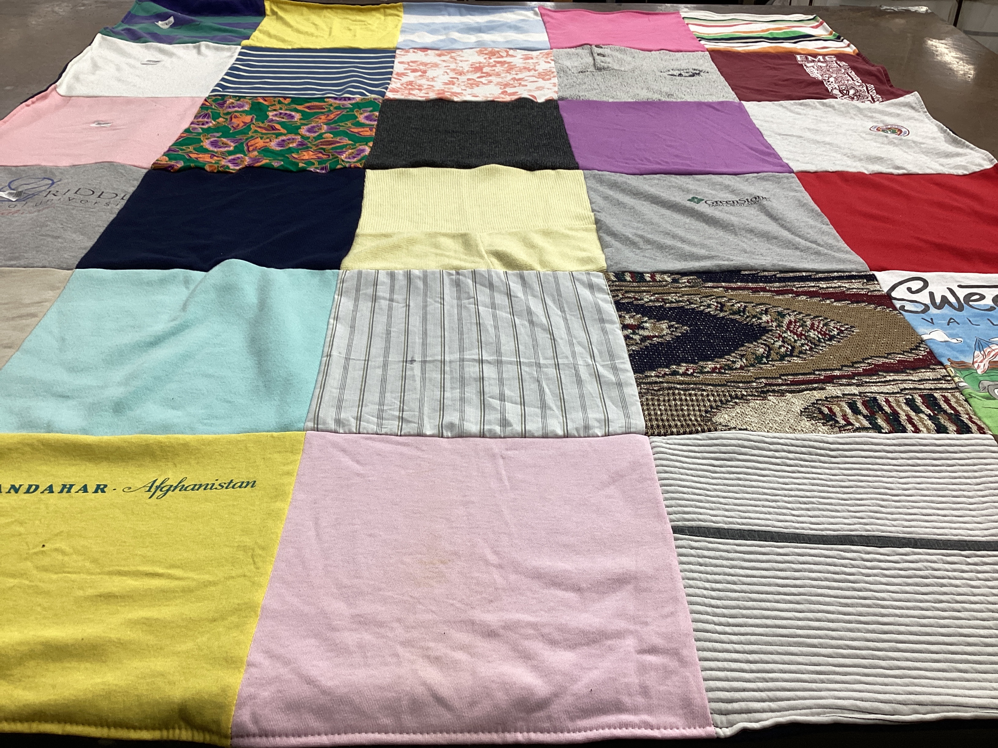 T-shirt quilt from giddings high school by amy from MI