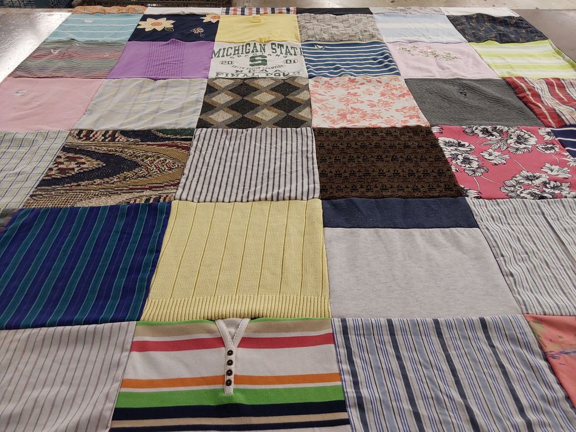 T-shirt quilt from michigan state university by amy from MI