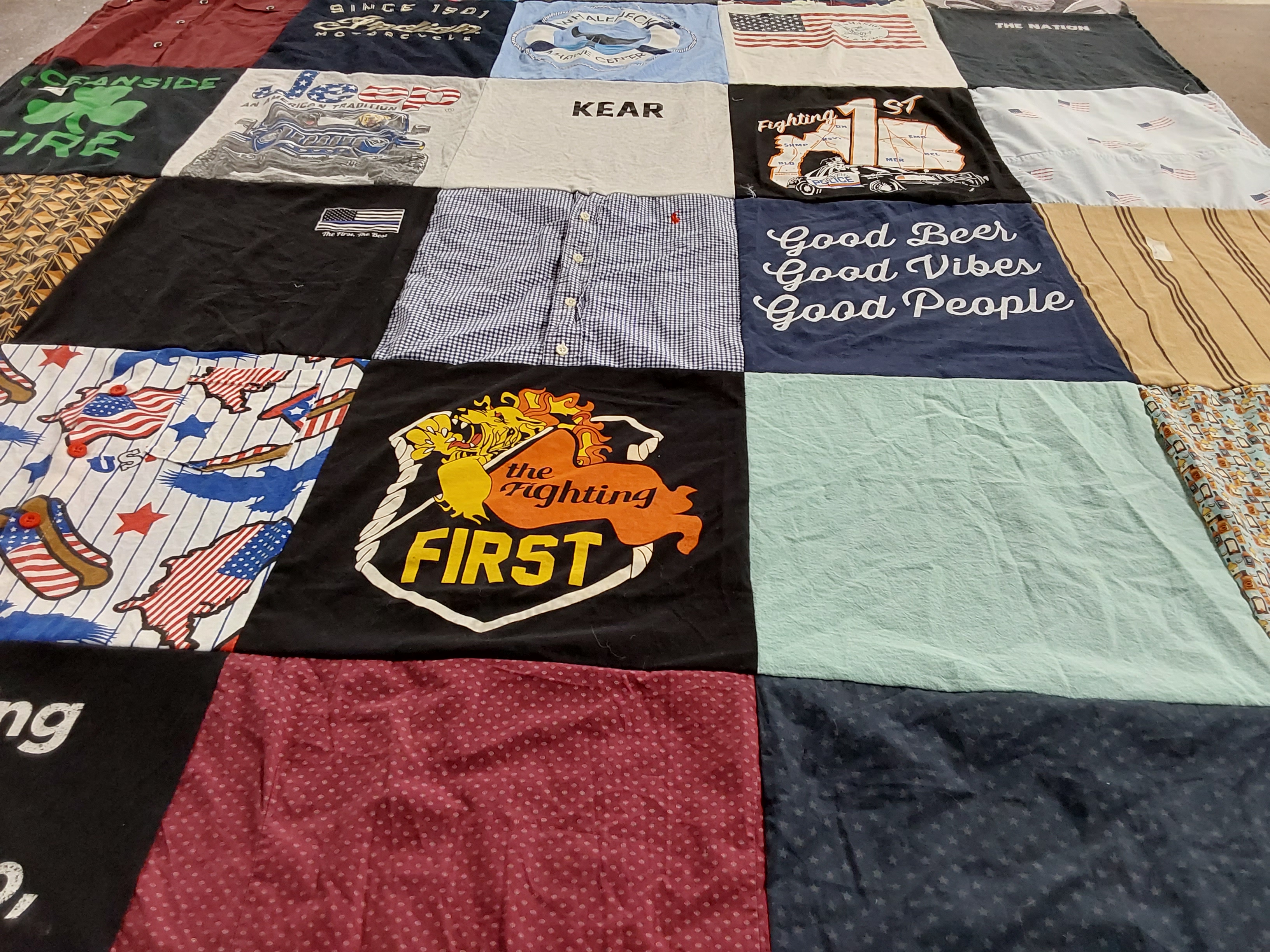 T-shirt quilt by Tammy from NY