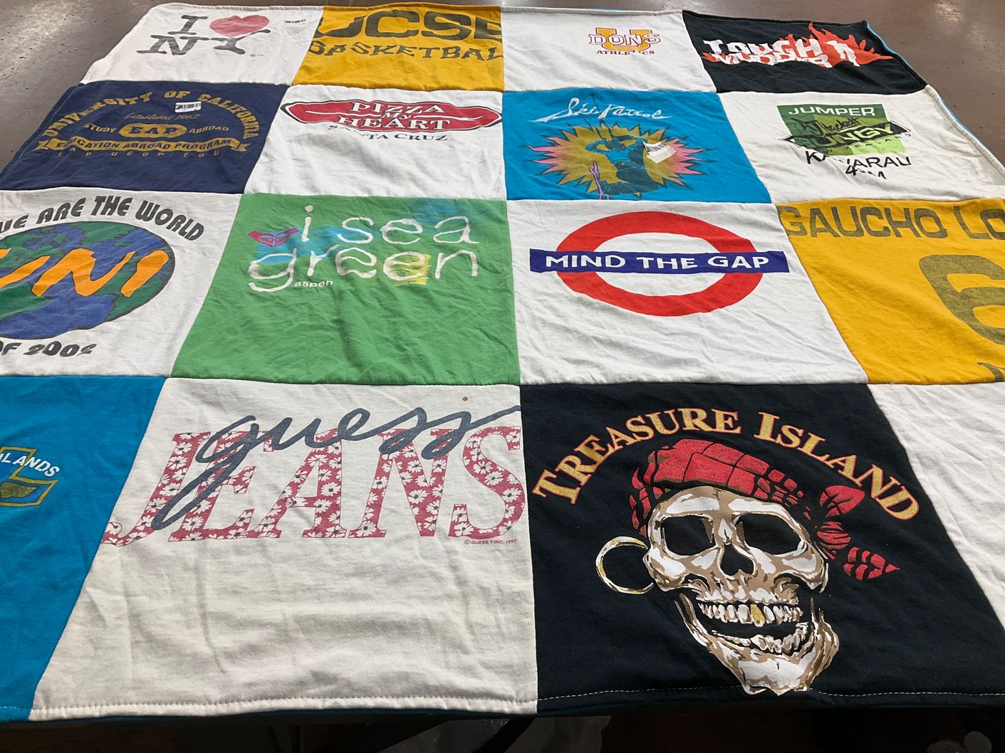 T-shirt quilt featuring university of california santa barbara basketball by ashley from CA