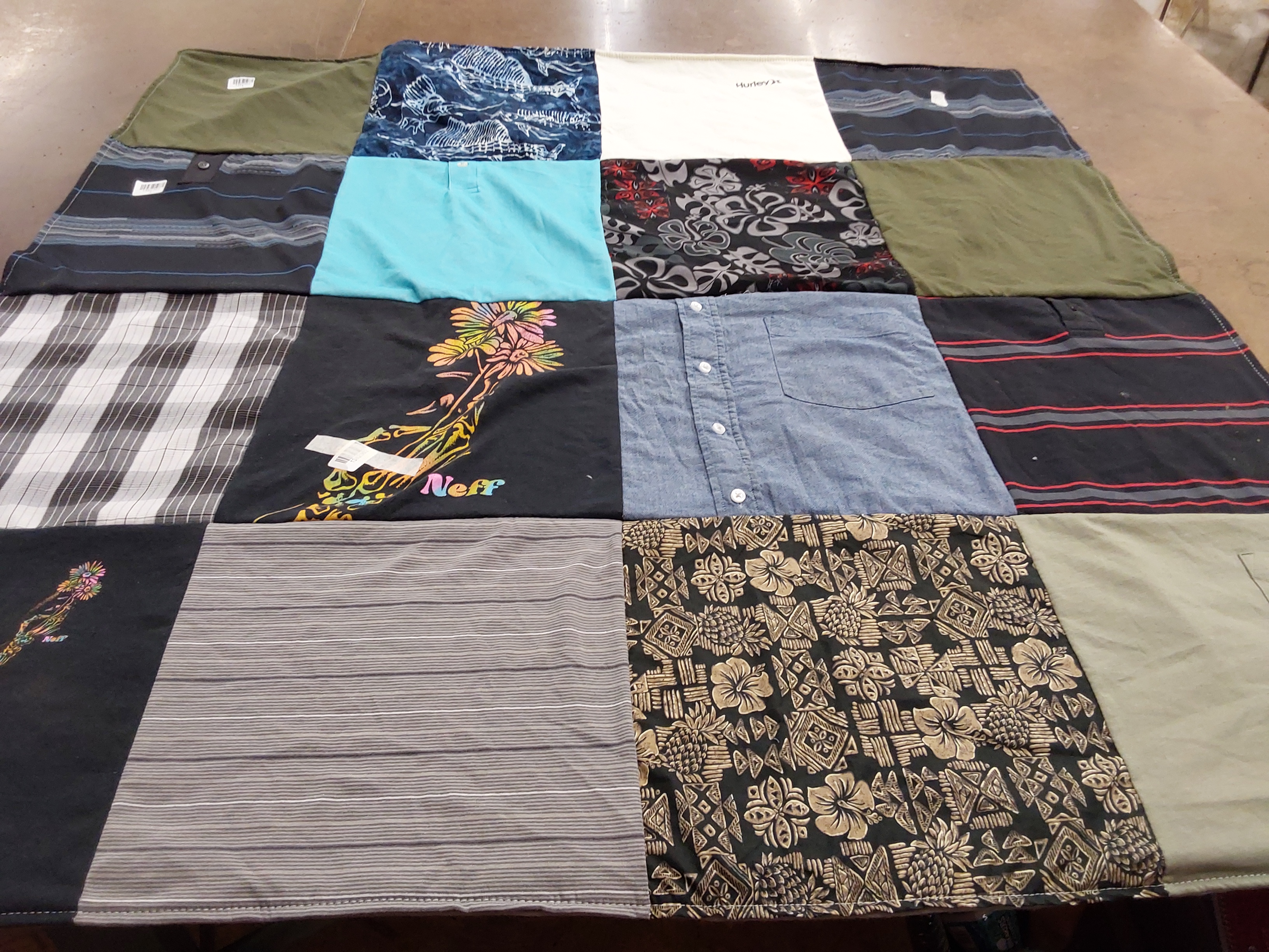 T-shirt quilt with fashion, design themes by Brandon from CA