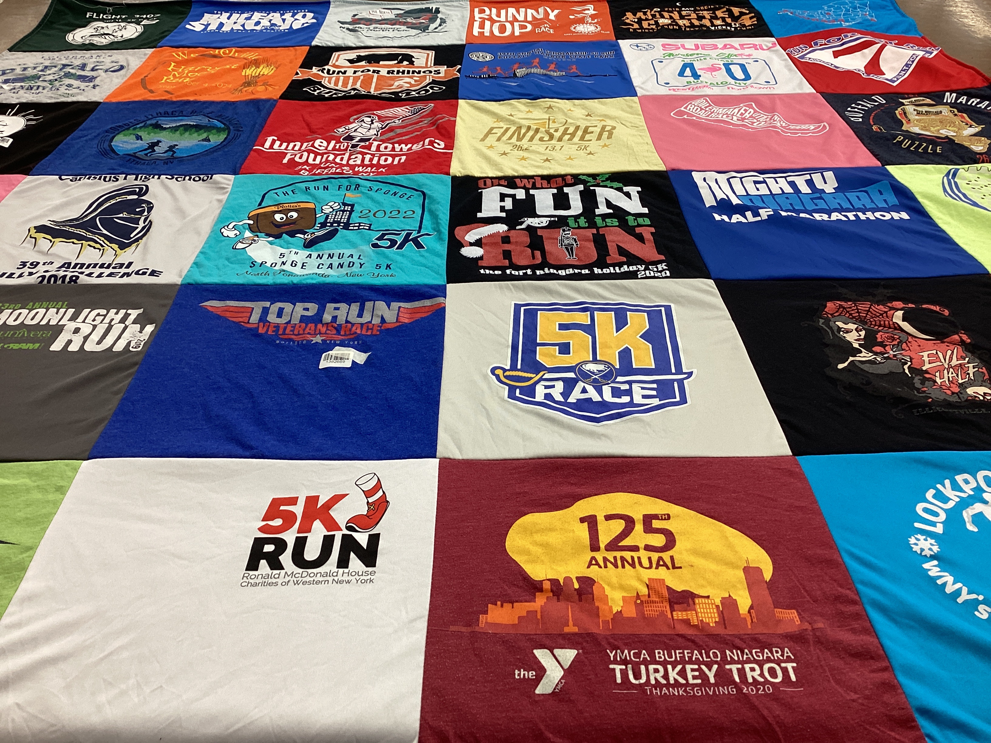 T-shirt quilt featuring unspecified by Christine from NY