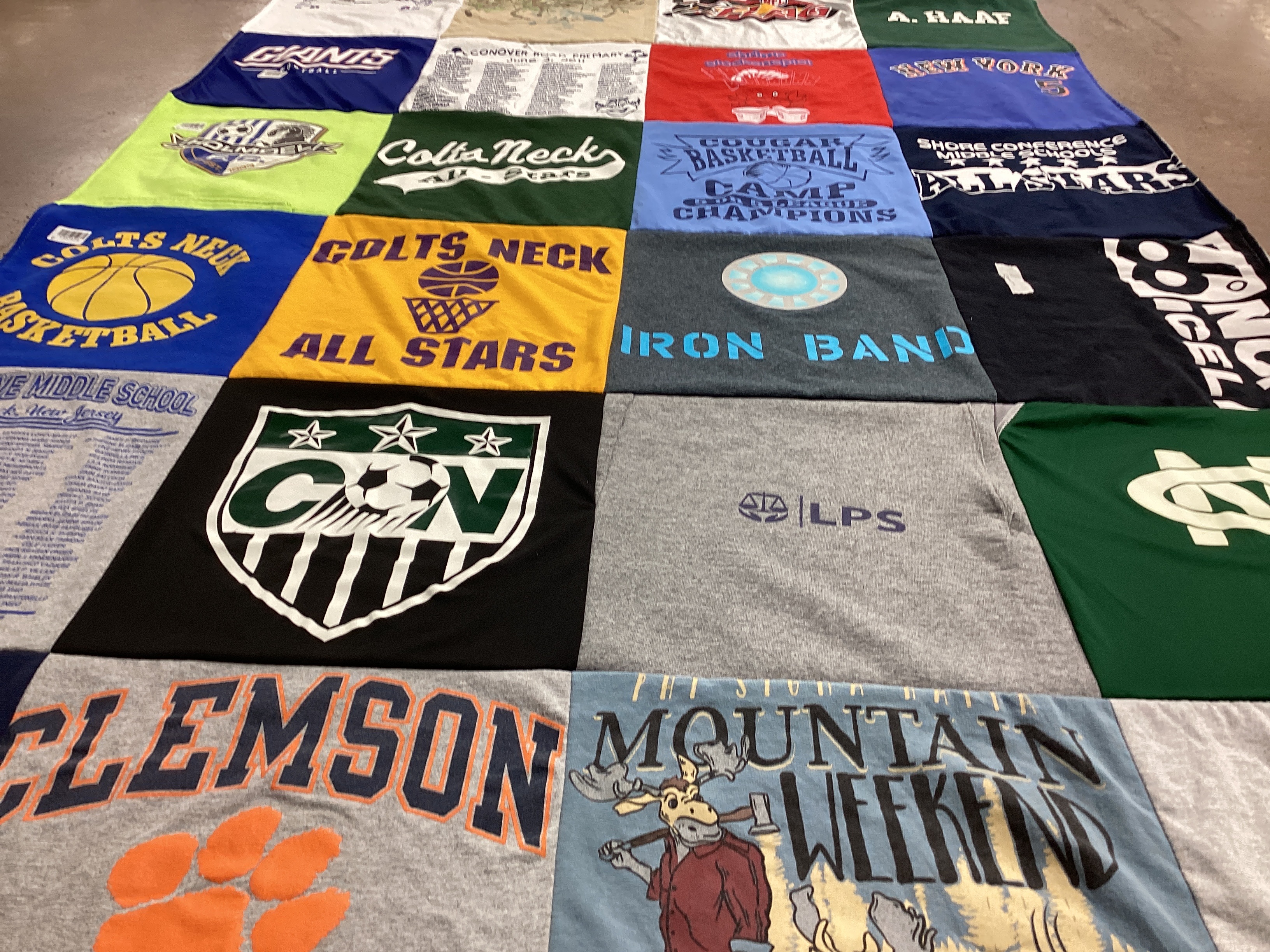 T-shirt quilt featuring colts neck all stars by Luanne  from NJ