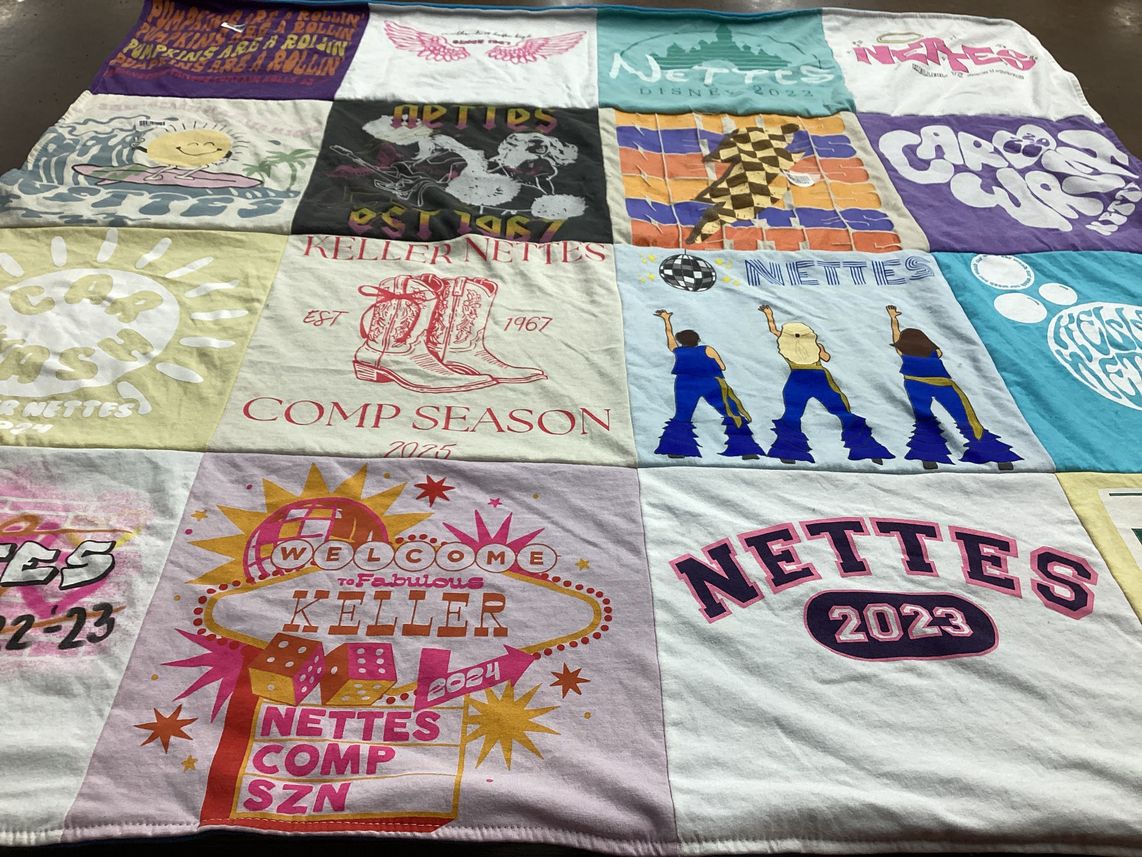 T-shirt quilt from keller high school by Fashion from TX