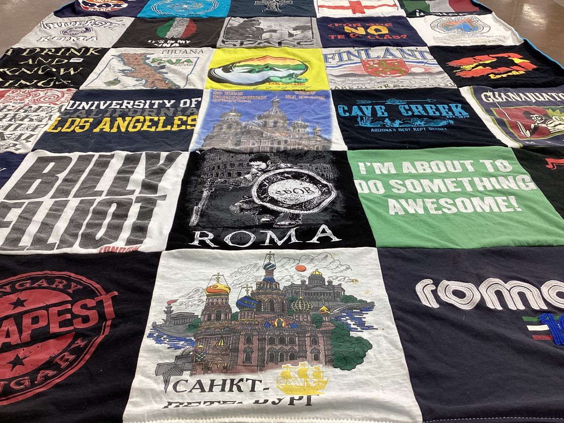 T-shirt quilt from university of california los angeles by greg from CA