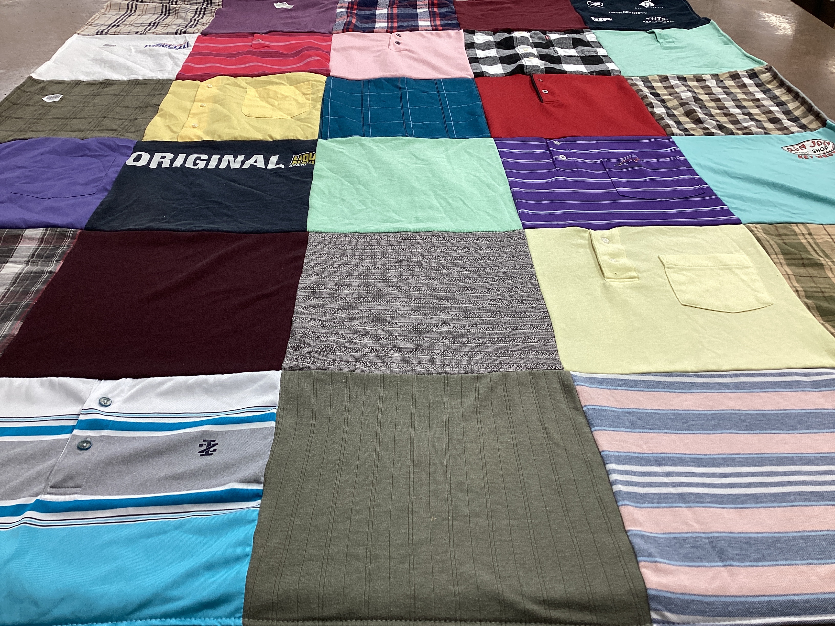 T-shirt quilt by Colleen  from NY