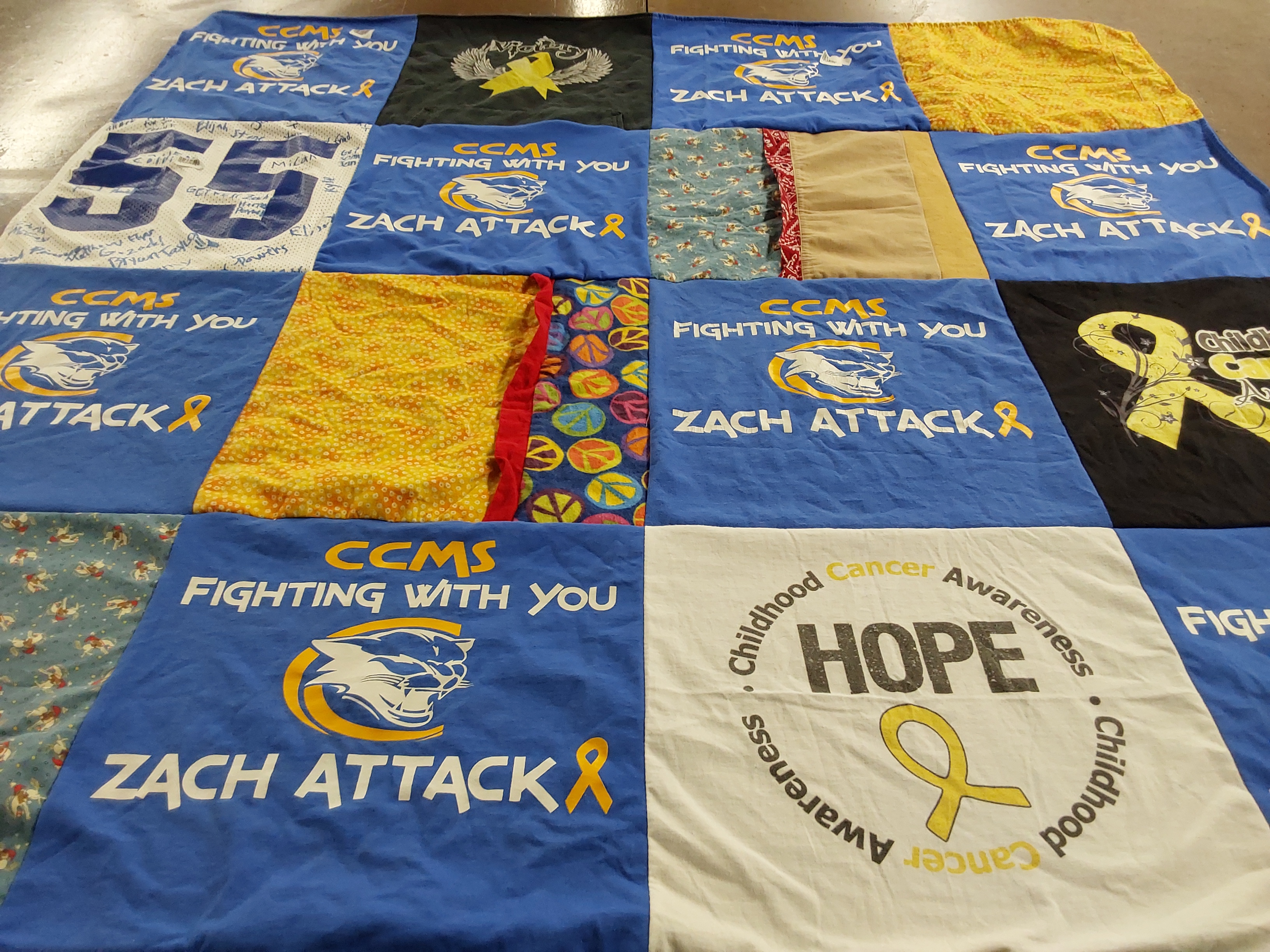 T-shirt quilt from ccms by WENDI from CA