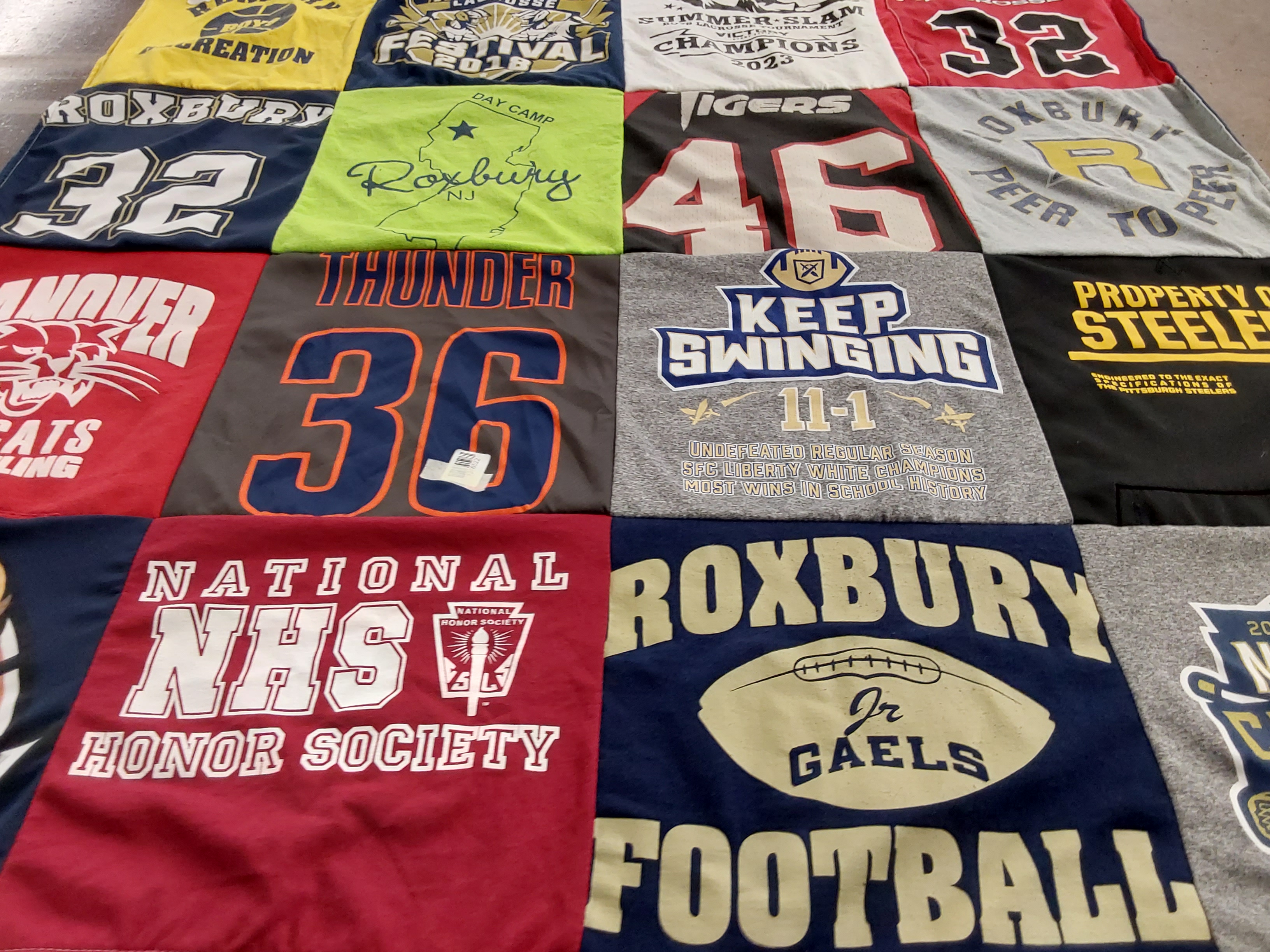 T-shirt quilt featuring roxbury gaels by Tom from NJ
