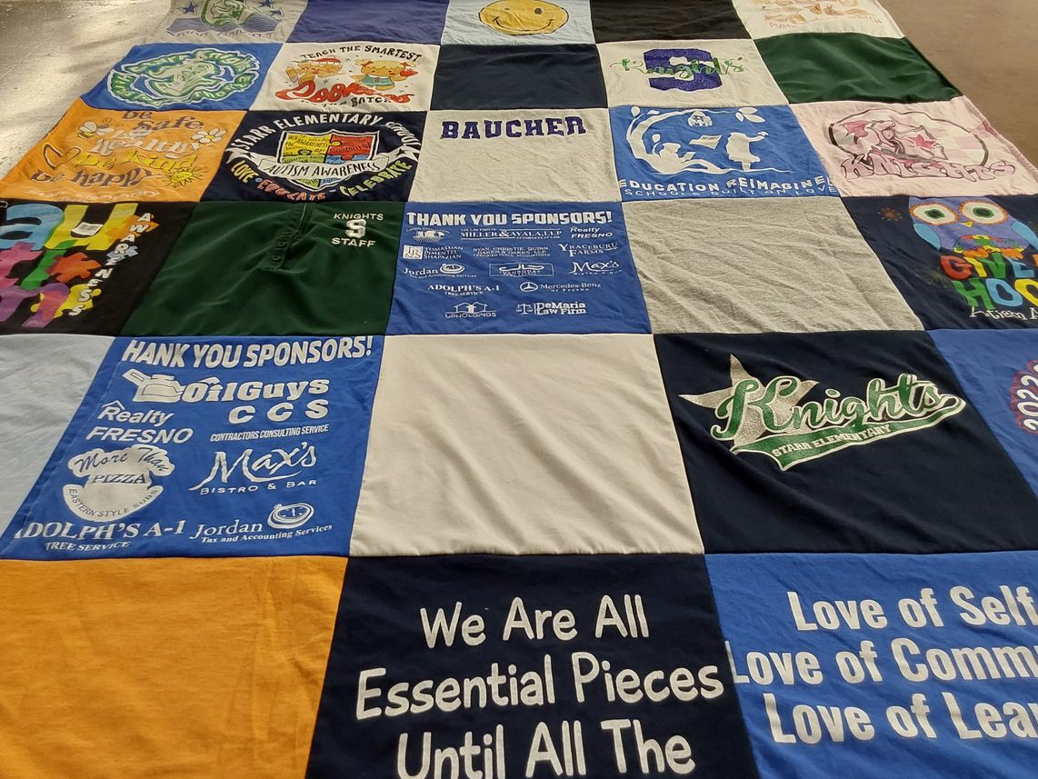 T-shirt quilt featuring knights, knights by Kennedy from CA