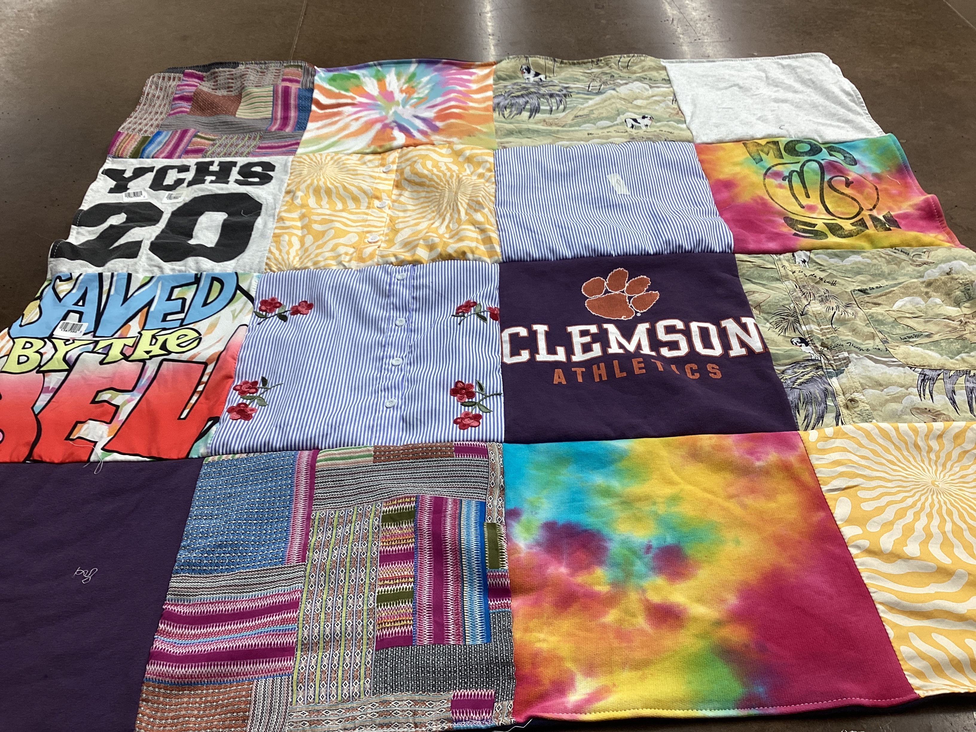T-shirt quilt from clemson university by Lindsay from SC