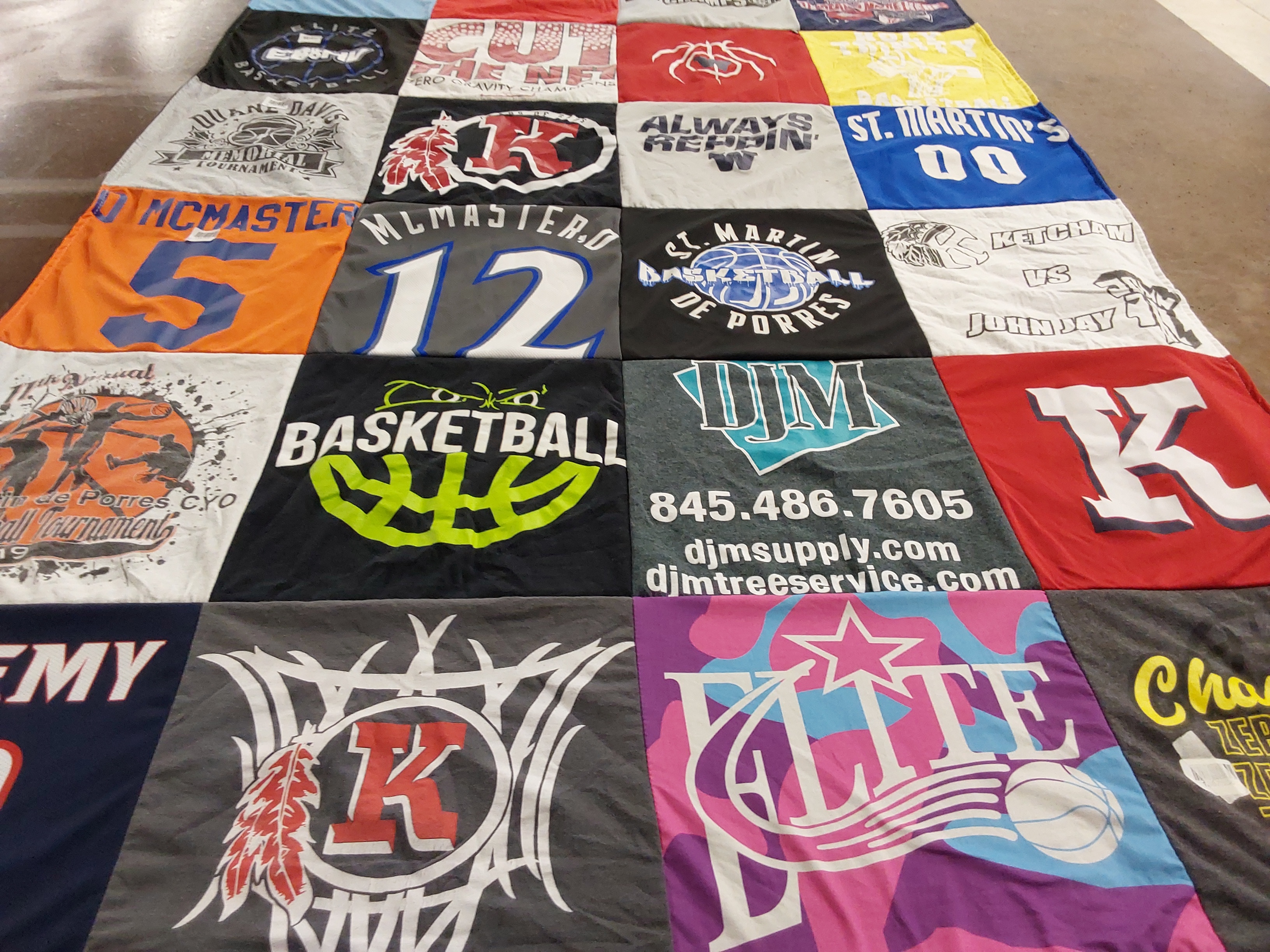 T-shirt quilt featuring st. martin de porres by Jessica from NY
