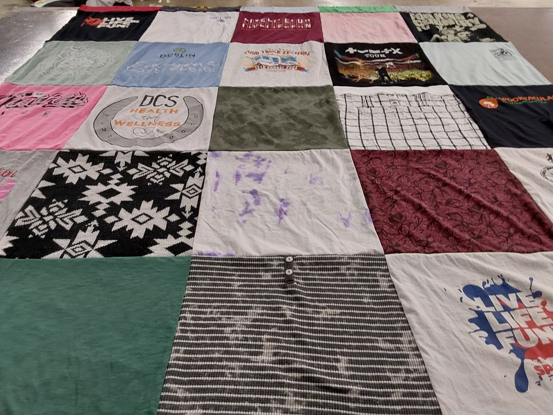 T-shirt quilt by Brooke from OH