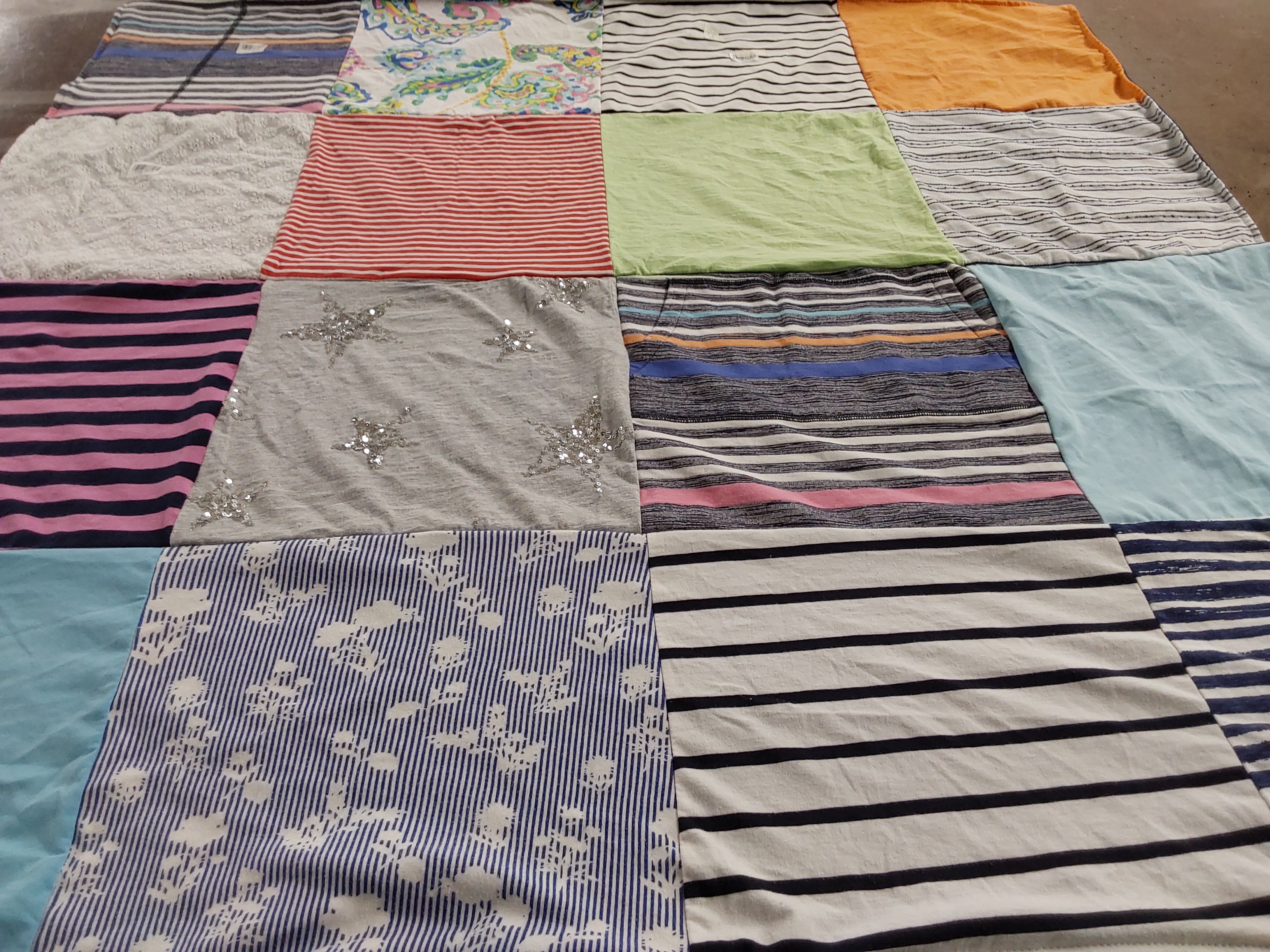 T-shirt quilt by Cindy from CA