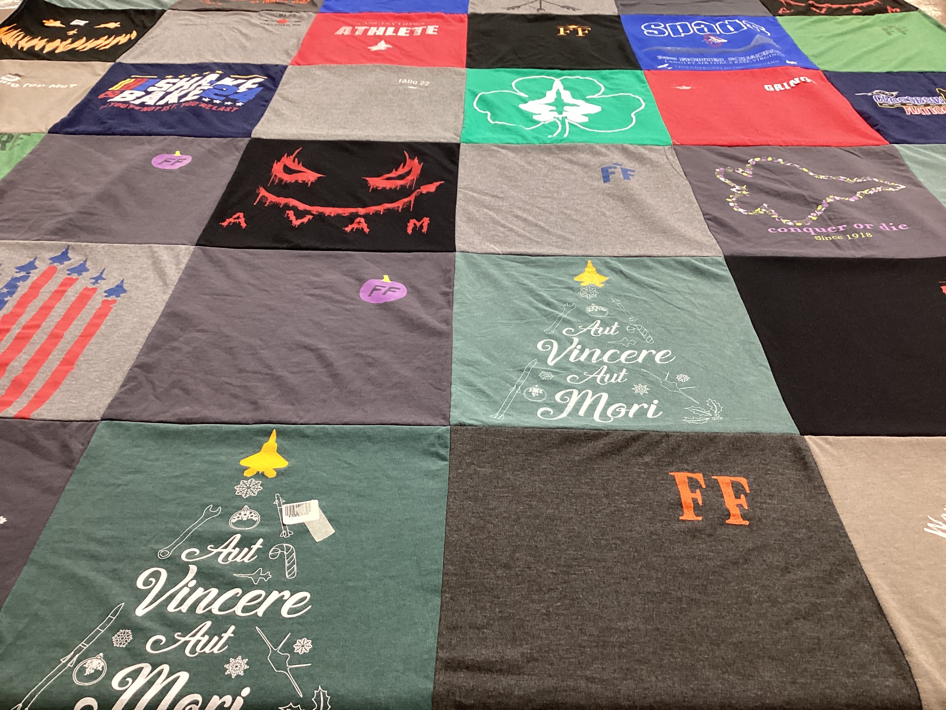 T-shirt quilt with sports, competition themes by Brandon from VA