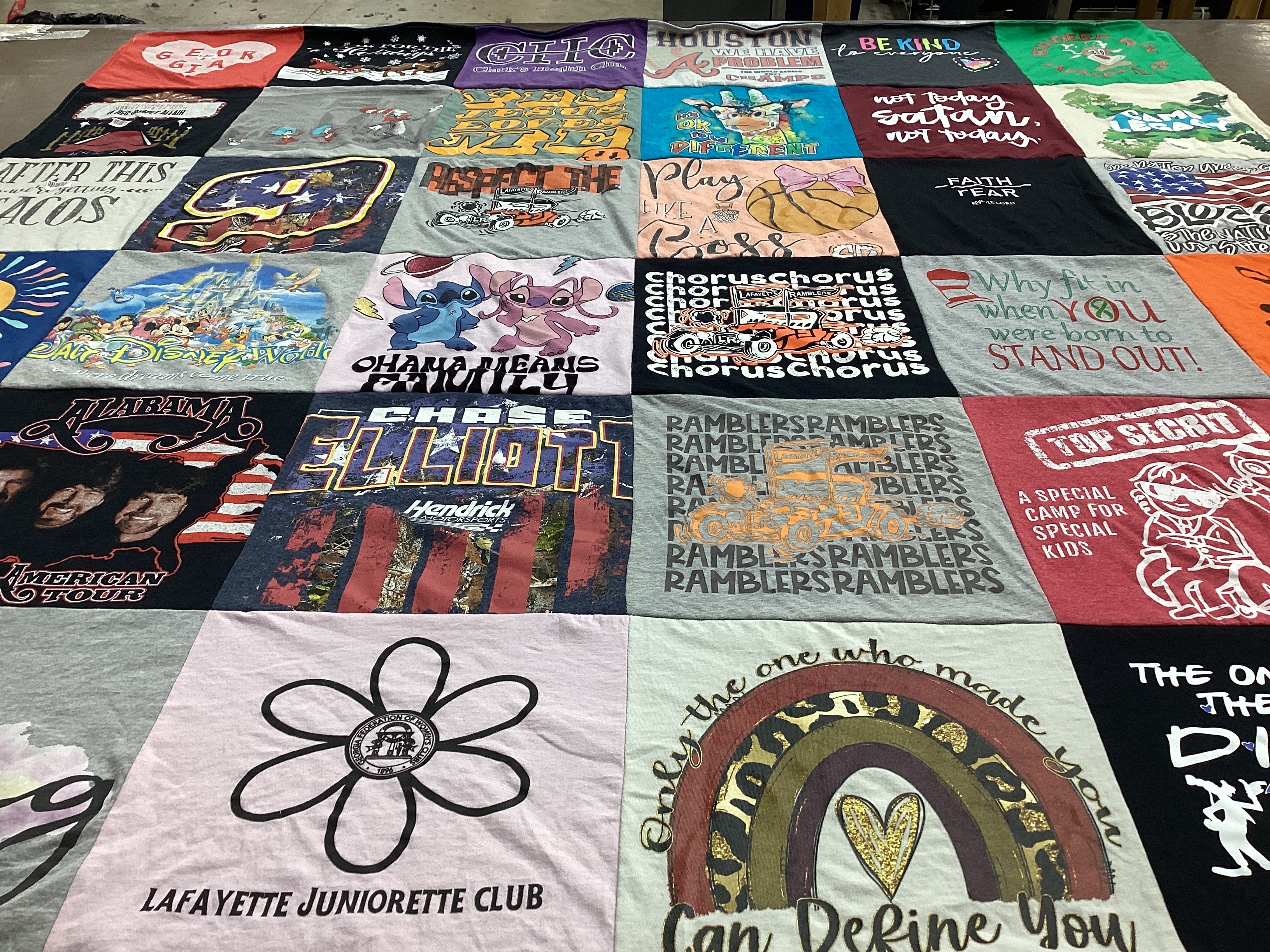 T-shirt quilt from chorus chorus by Kimberly from GA