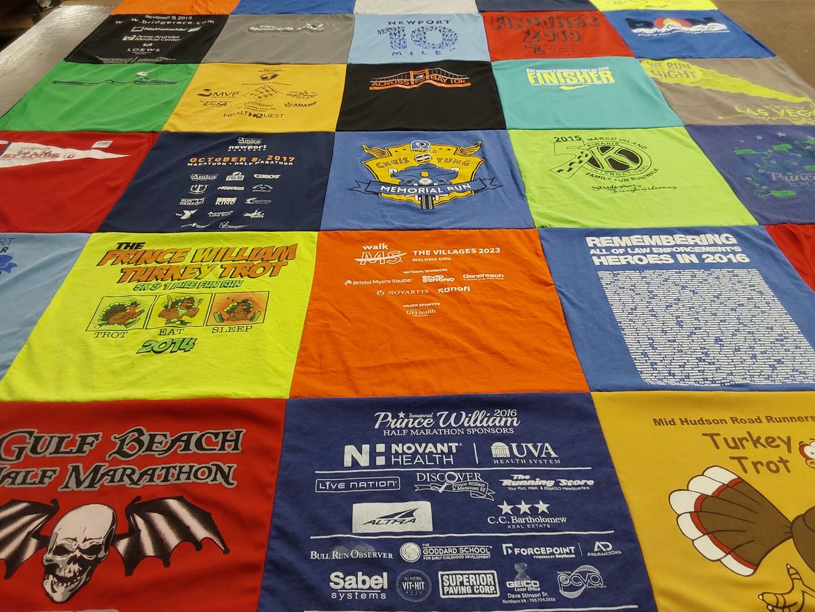 T-shirt quilt featuring the prince william turkey trot by Christine from MD