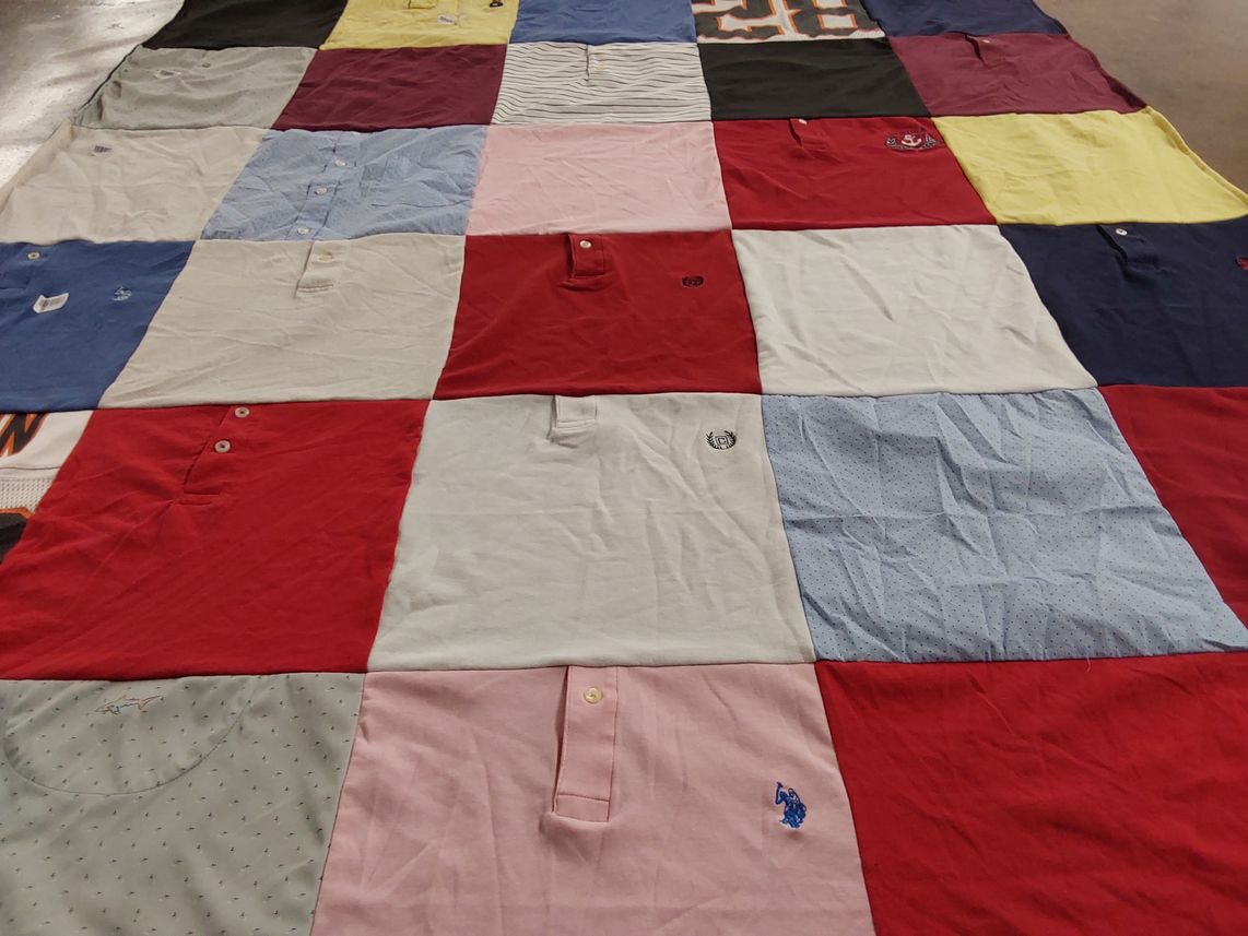 T-shirt quilt by Casey from OH