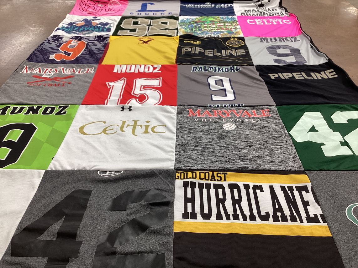 T-shirt quilt featuring maryvale high school, celtic by Aura from MD