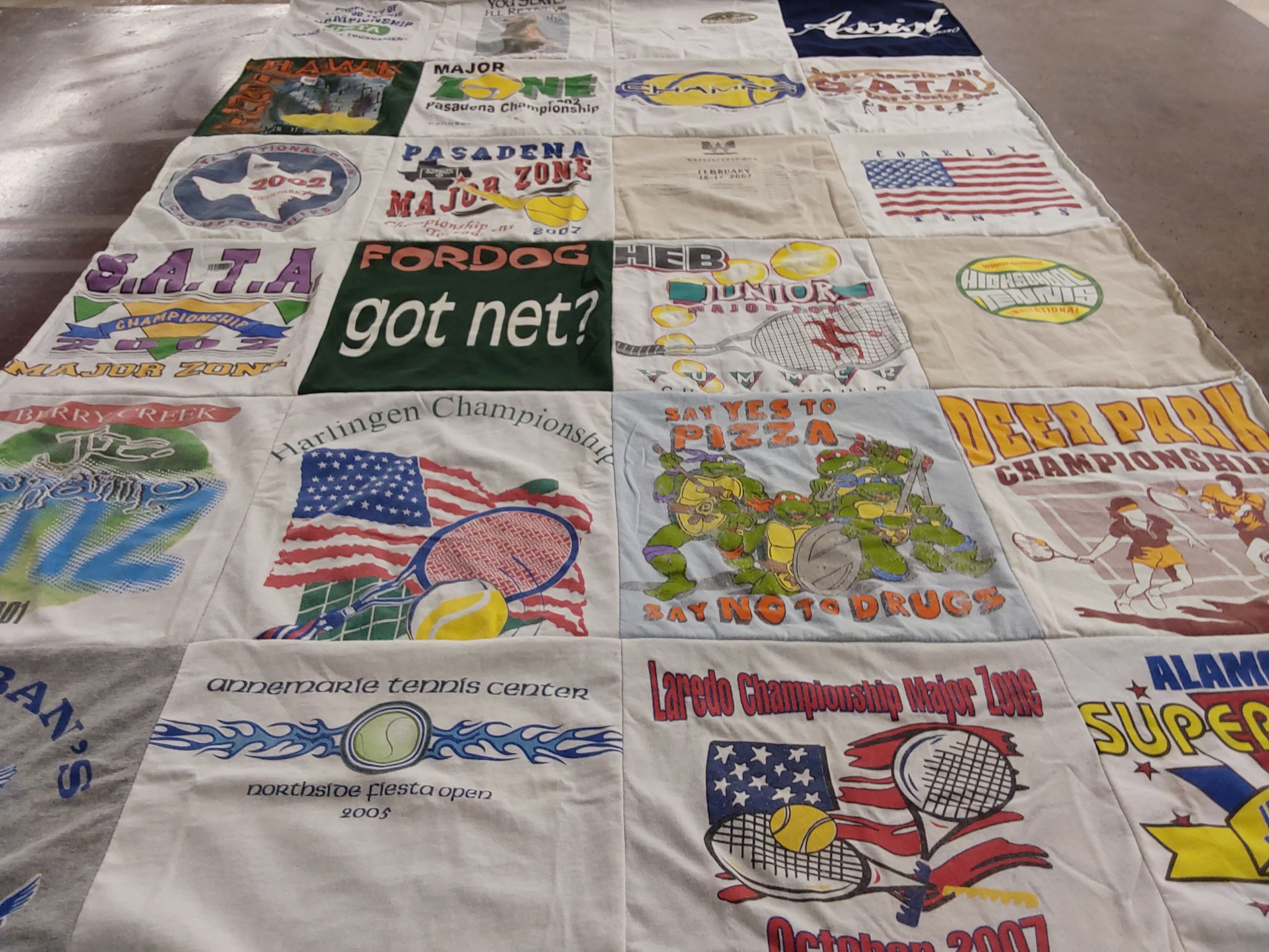 T-shirt quilt from deer park championship, harlingen championship by Tracia from TX