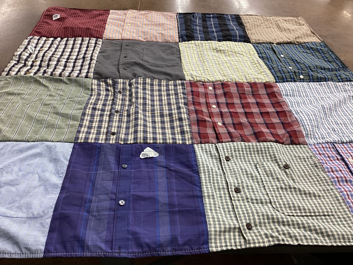 T-shirt quilt by Mary Beth from SC