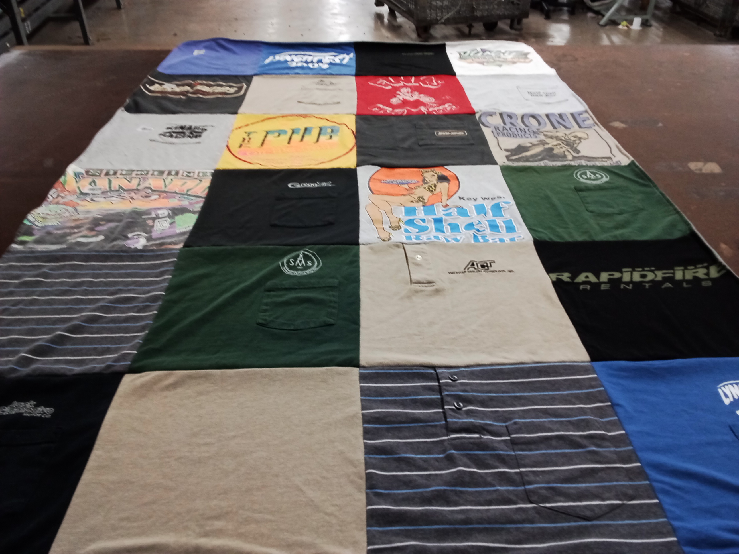 T-shirt quilt from university of florida by Brieann from PA