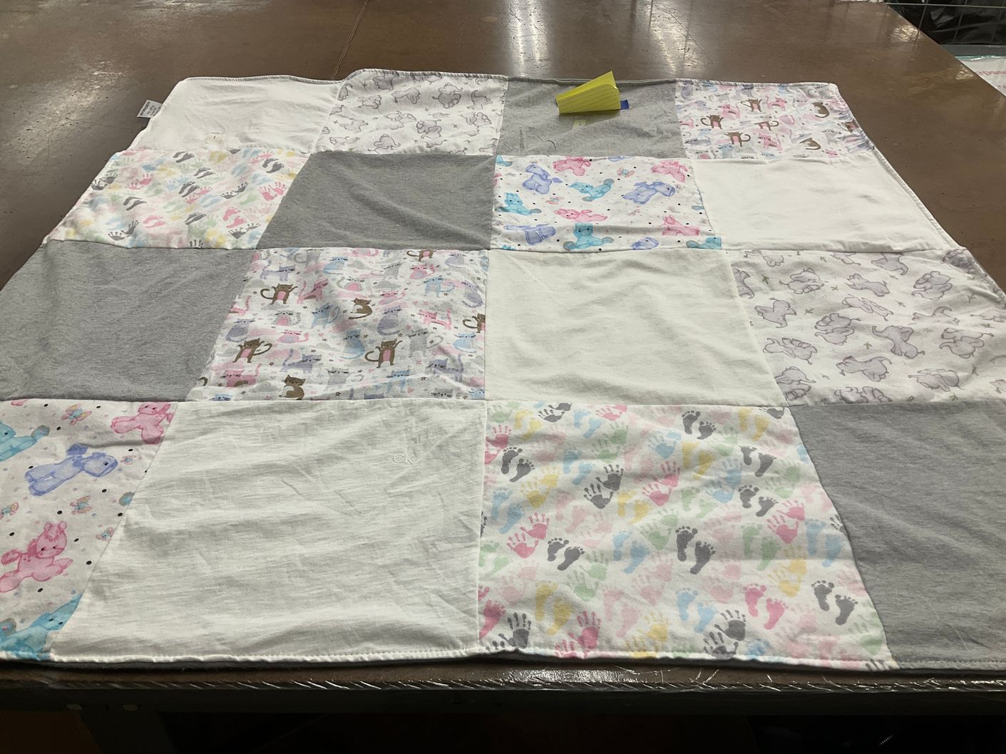 T-shirt quilt with animals, children themes by Patti from IN