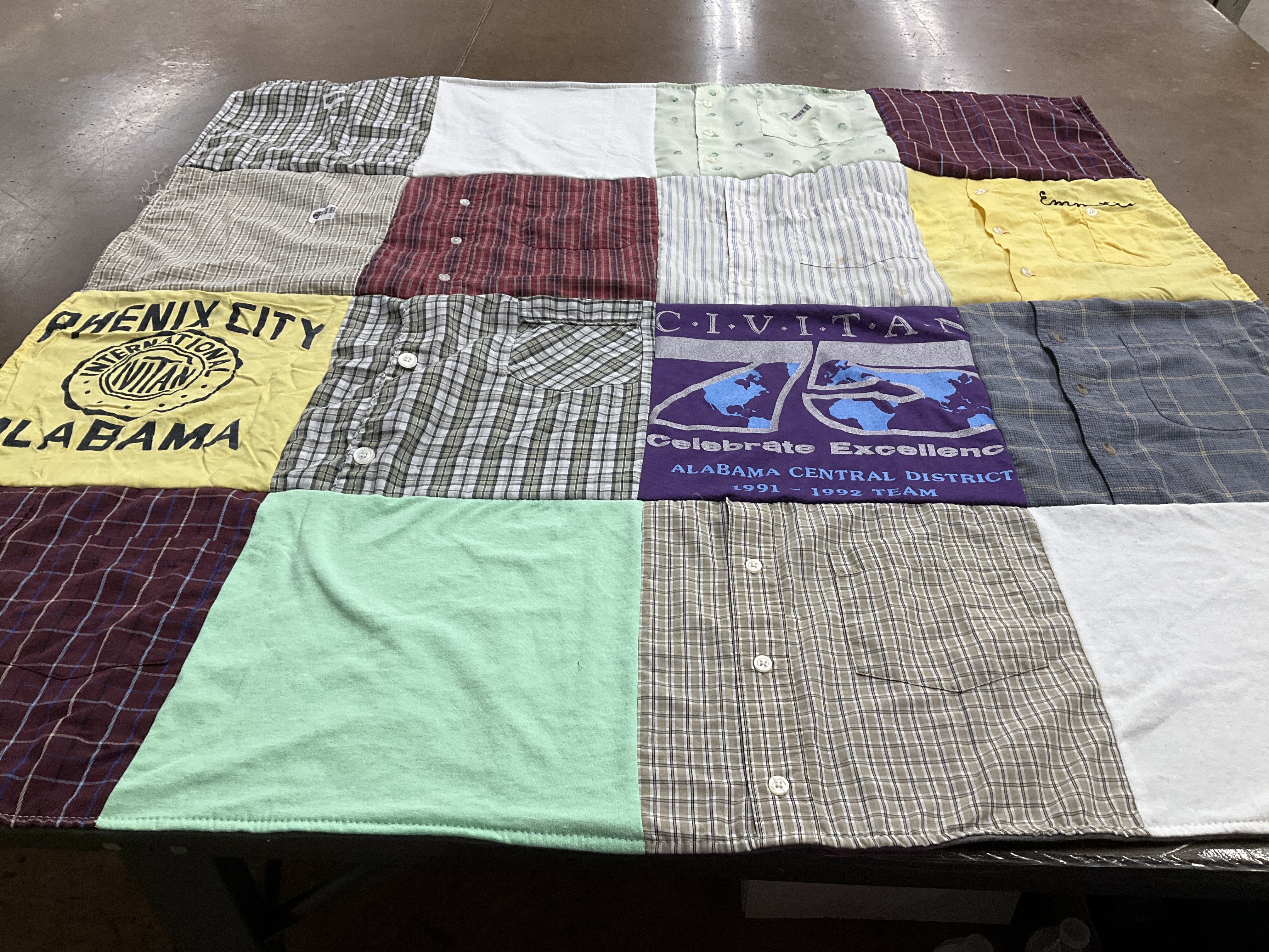 T-shirt quilt by BethT. from AL