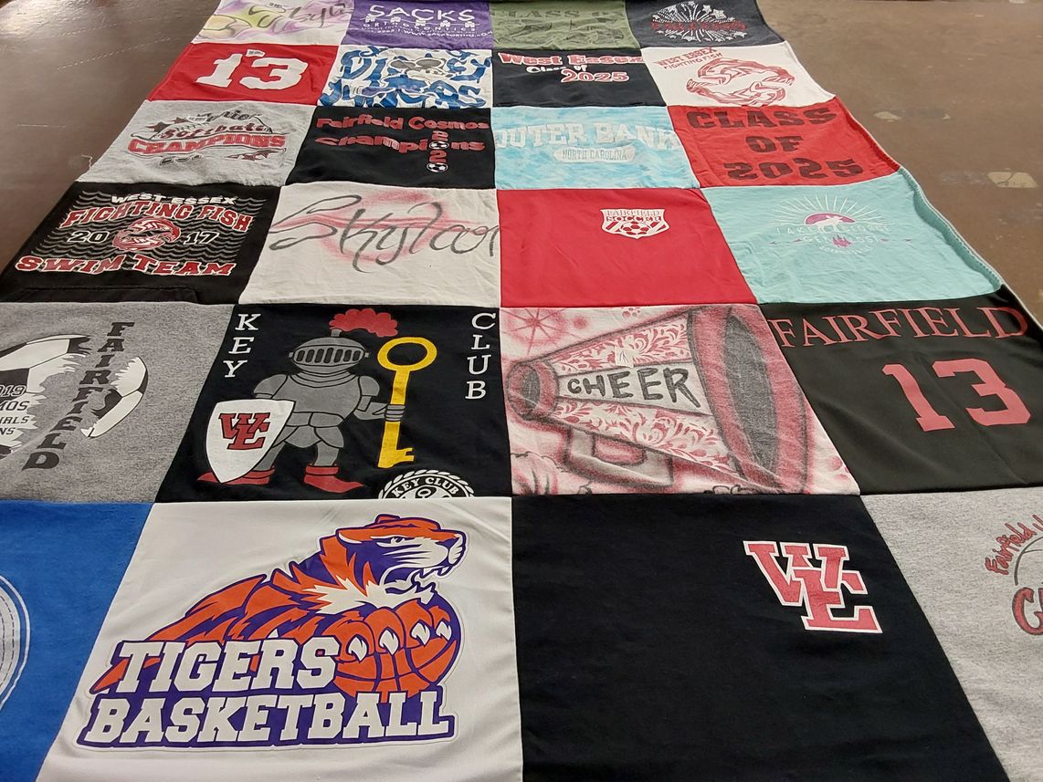 T-shirt quilt featuring tigers basketball by Cheryl from NJ